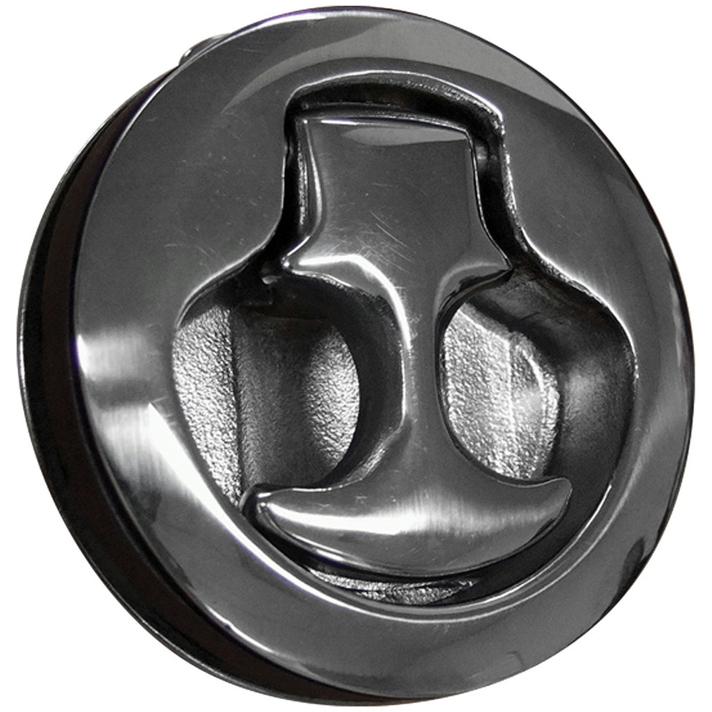 Round Style Flush Latches - Flush Key Handle Open