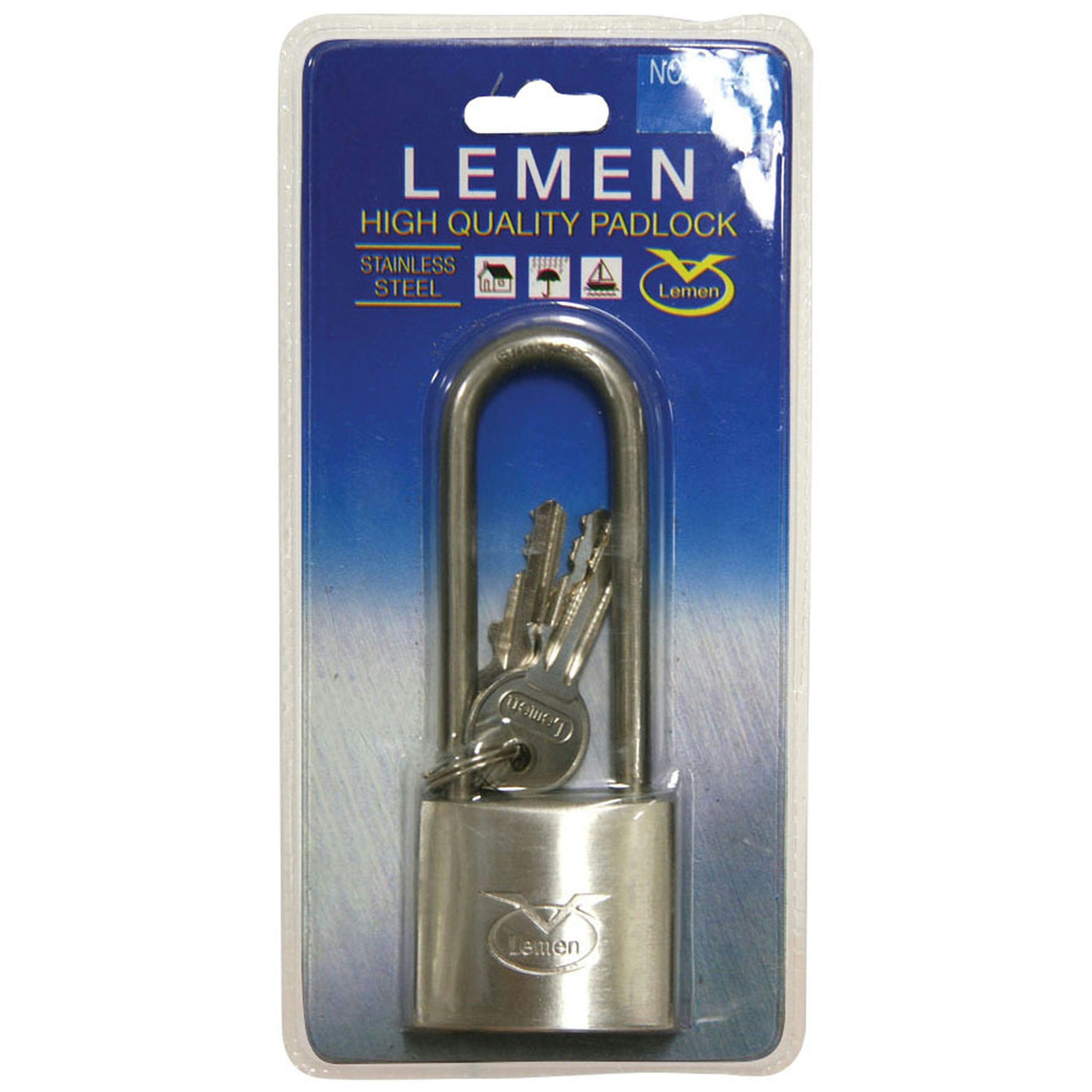 Padlocks Stainless Steel - 30mm Long Shackle