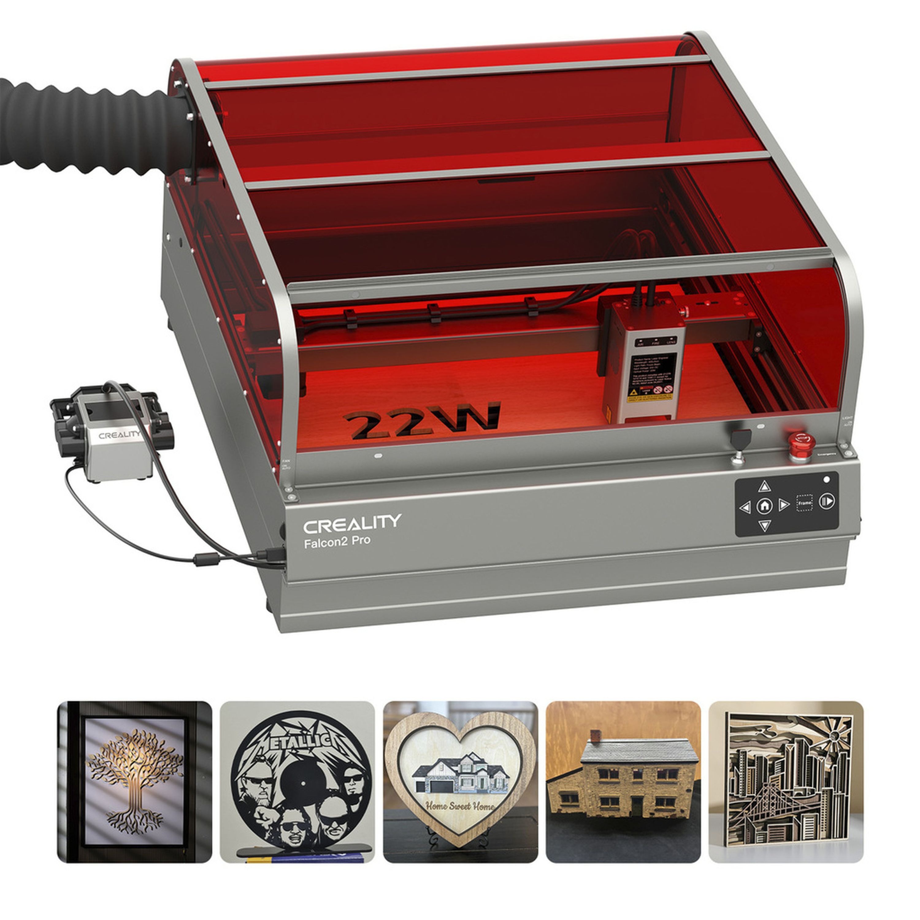 Laser Etcher and Cutter 22W Creality Falcon2 Pro