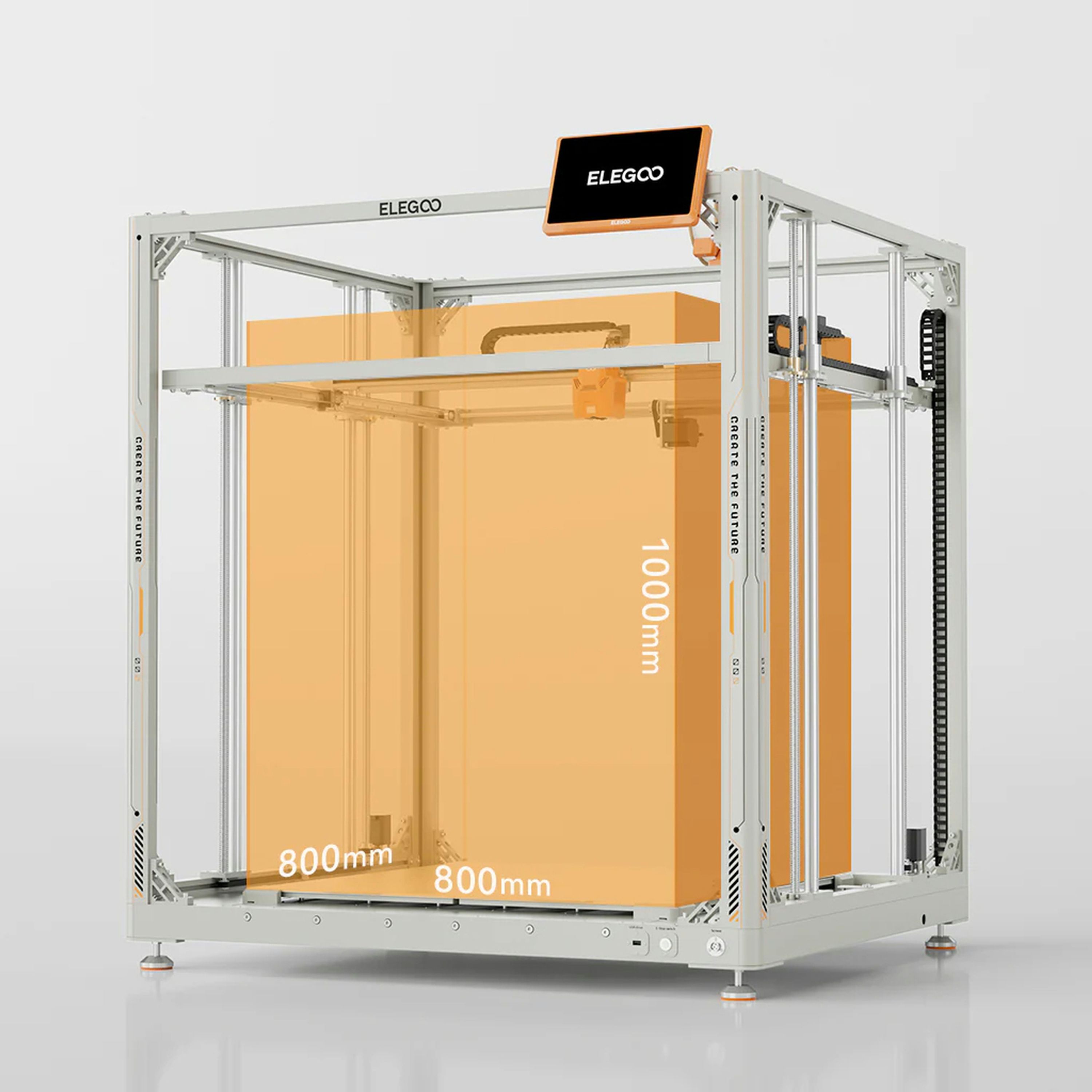 Elegoo Orange Storm Giga Filament Printer