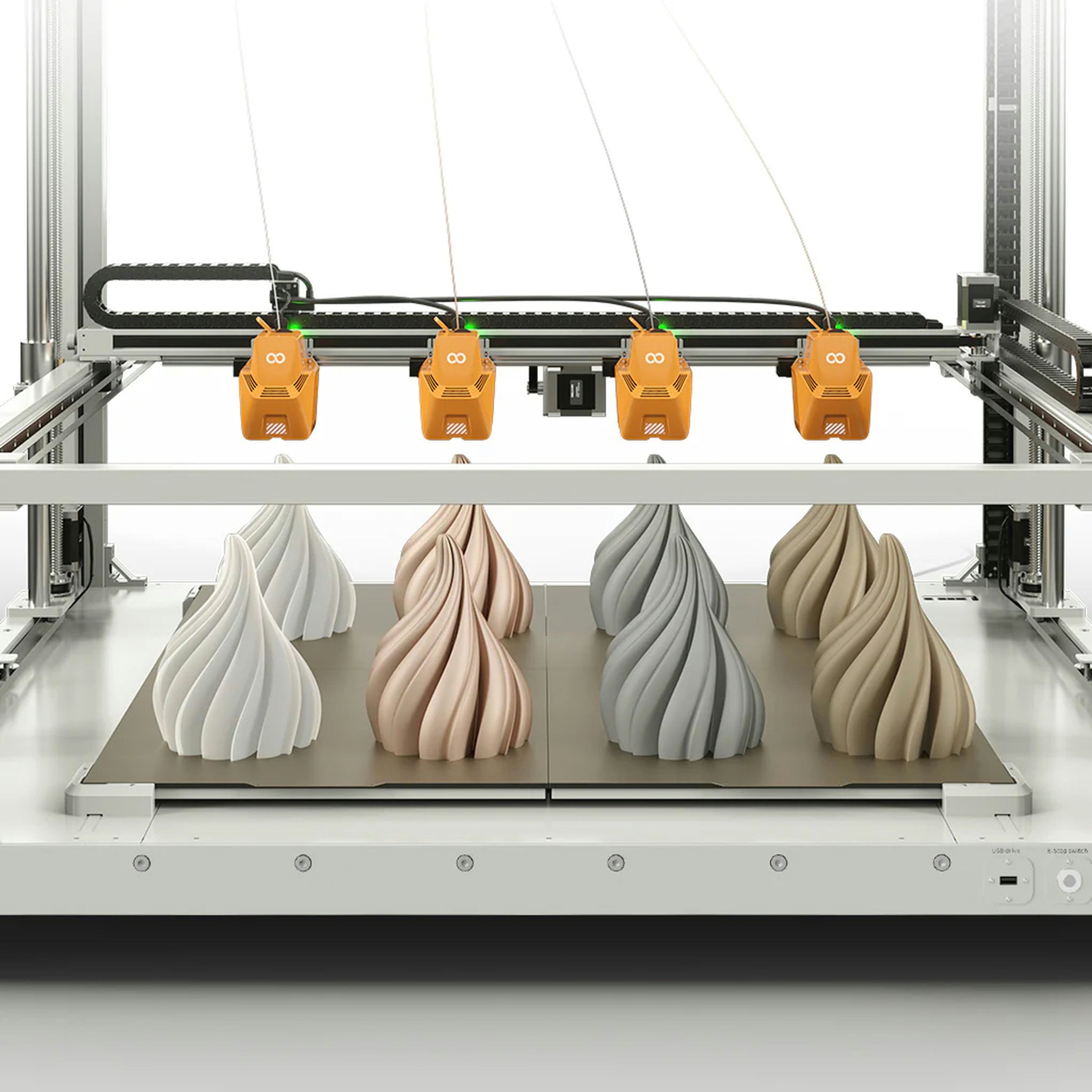 Elegoo Orange Storm Giga Filament Printer