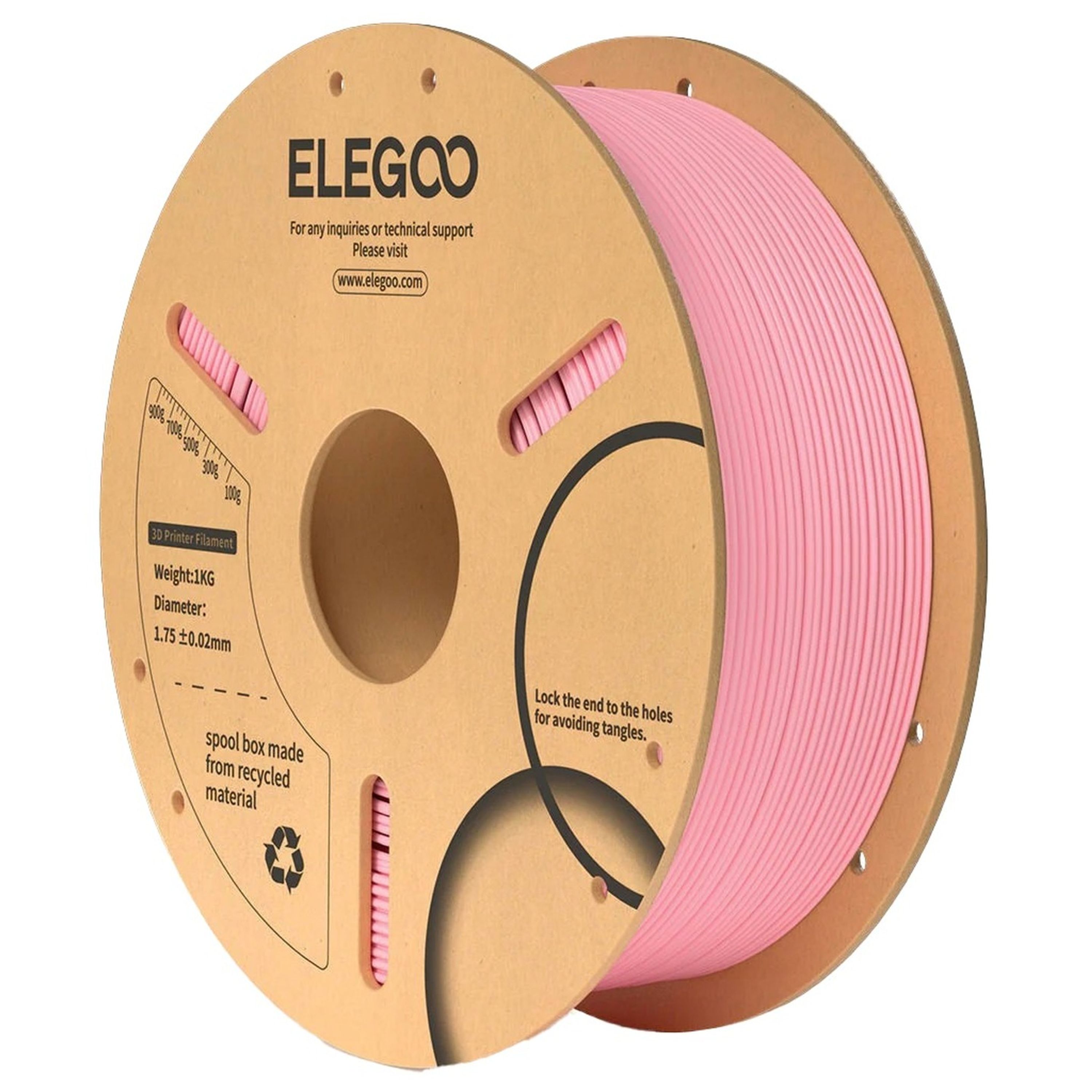 Elegoo PLA filament Pink 1.75mm 1kg