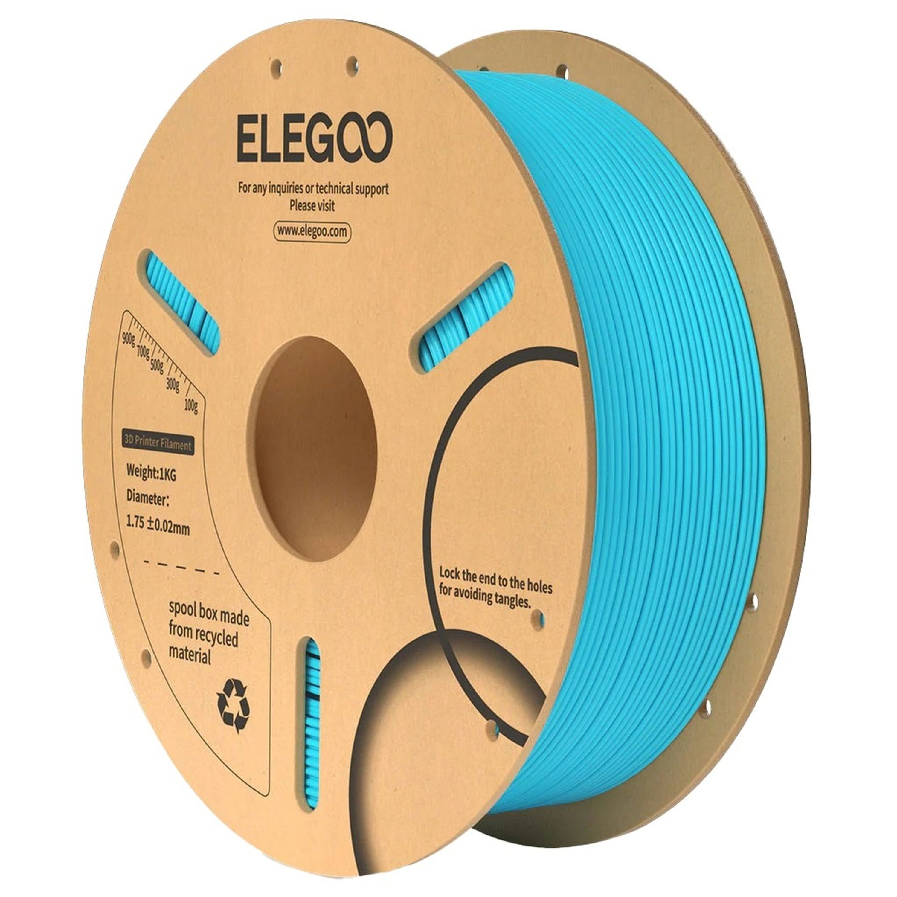 Elegoo PLA filament Sky Blue 1.75mm 1kg
