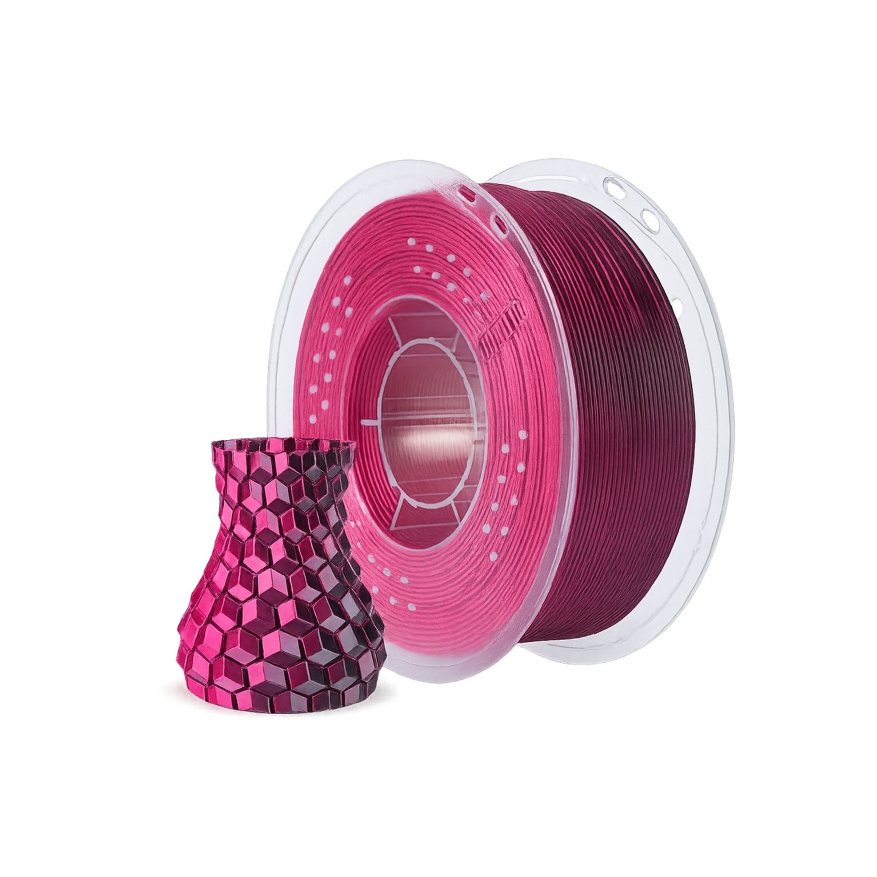 Elegoo Silk PLA filament Silk Black Red 1.75mm 1kg