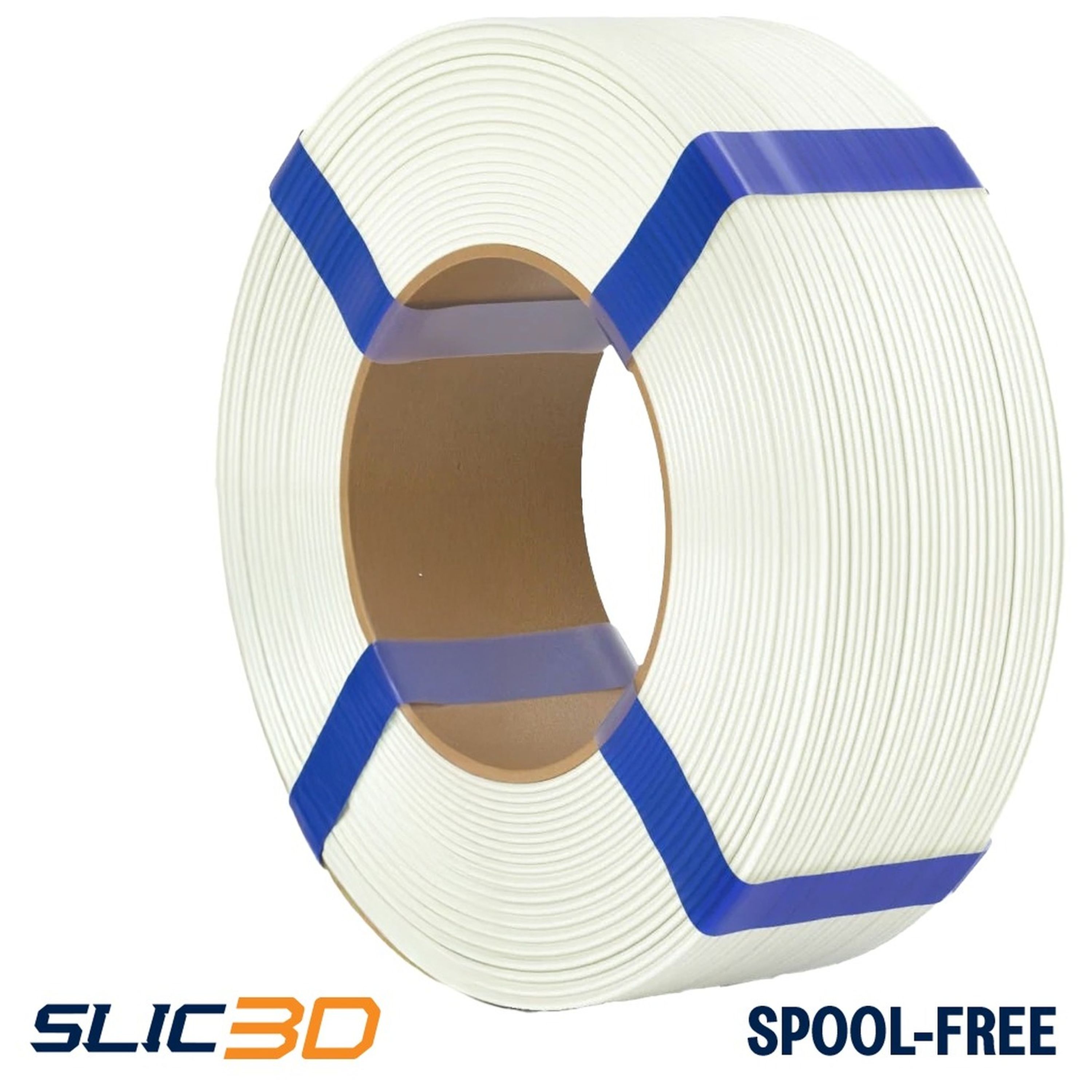 Slic3D PLA Spool-Less White 1.75mm 1kg filament