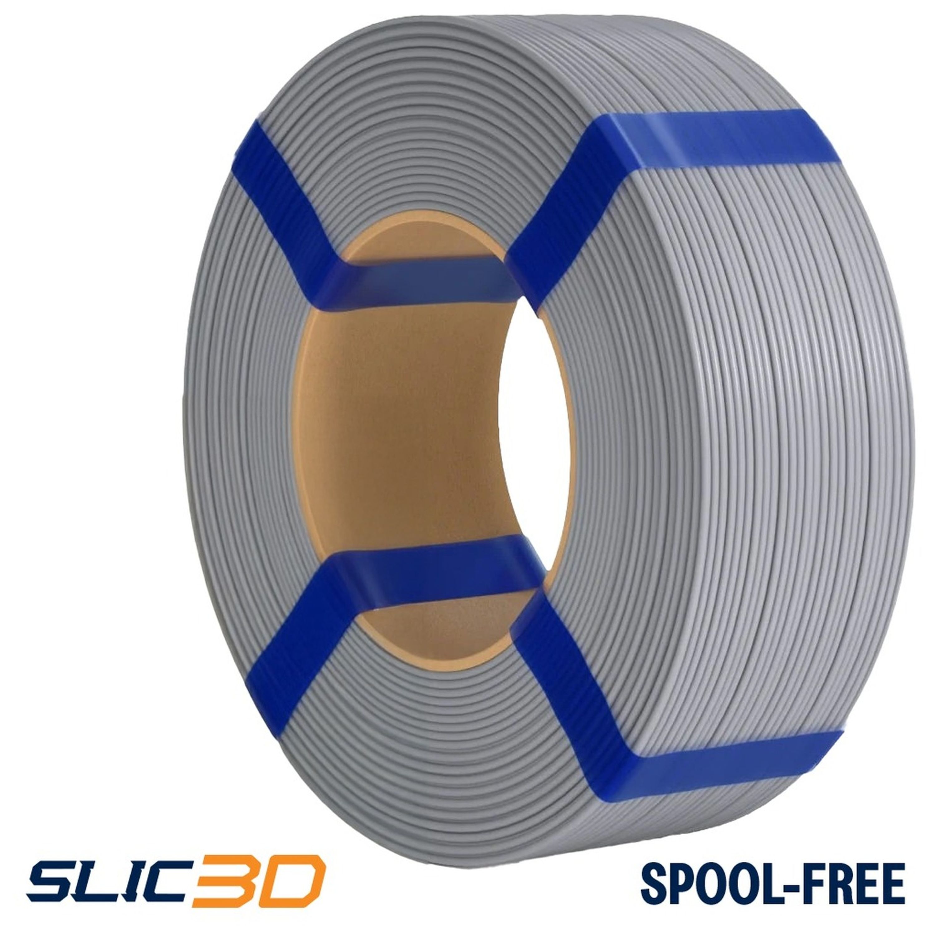 Slic3D PLA Spool-Less Grey 1.75mm 1kg filament