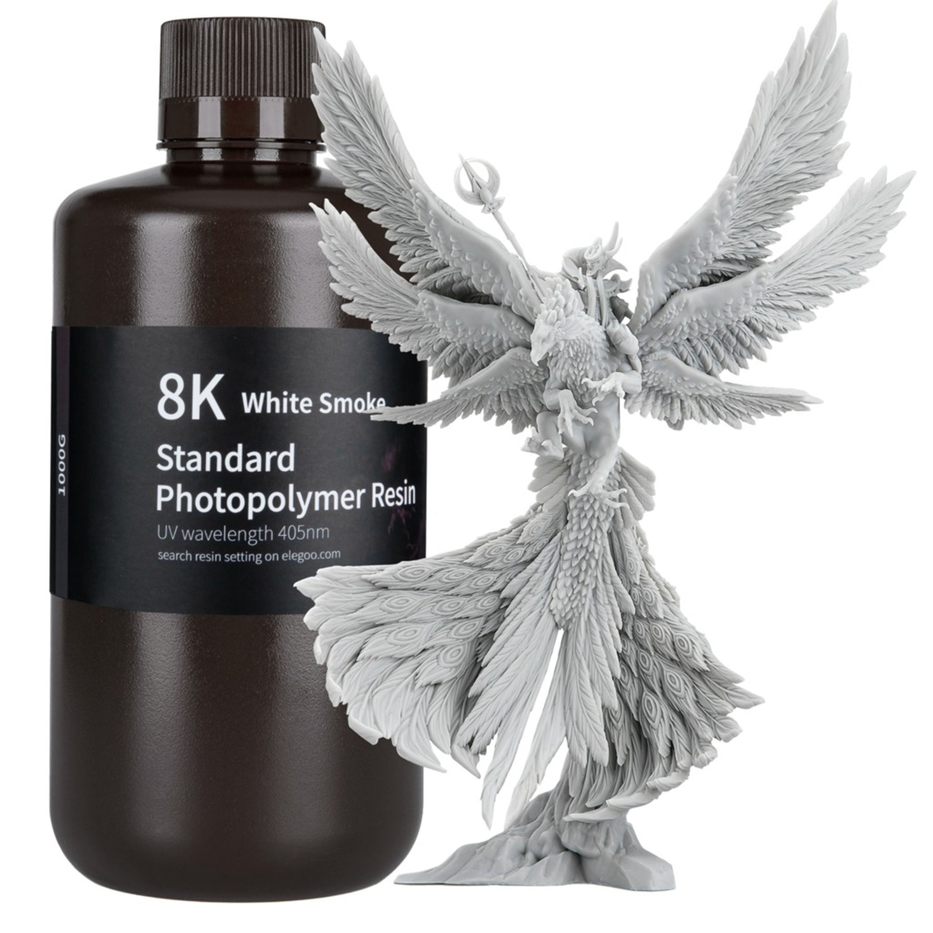 8K Standard resin  Smoke White 1KG