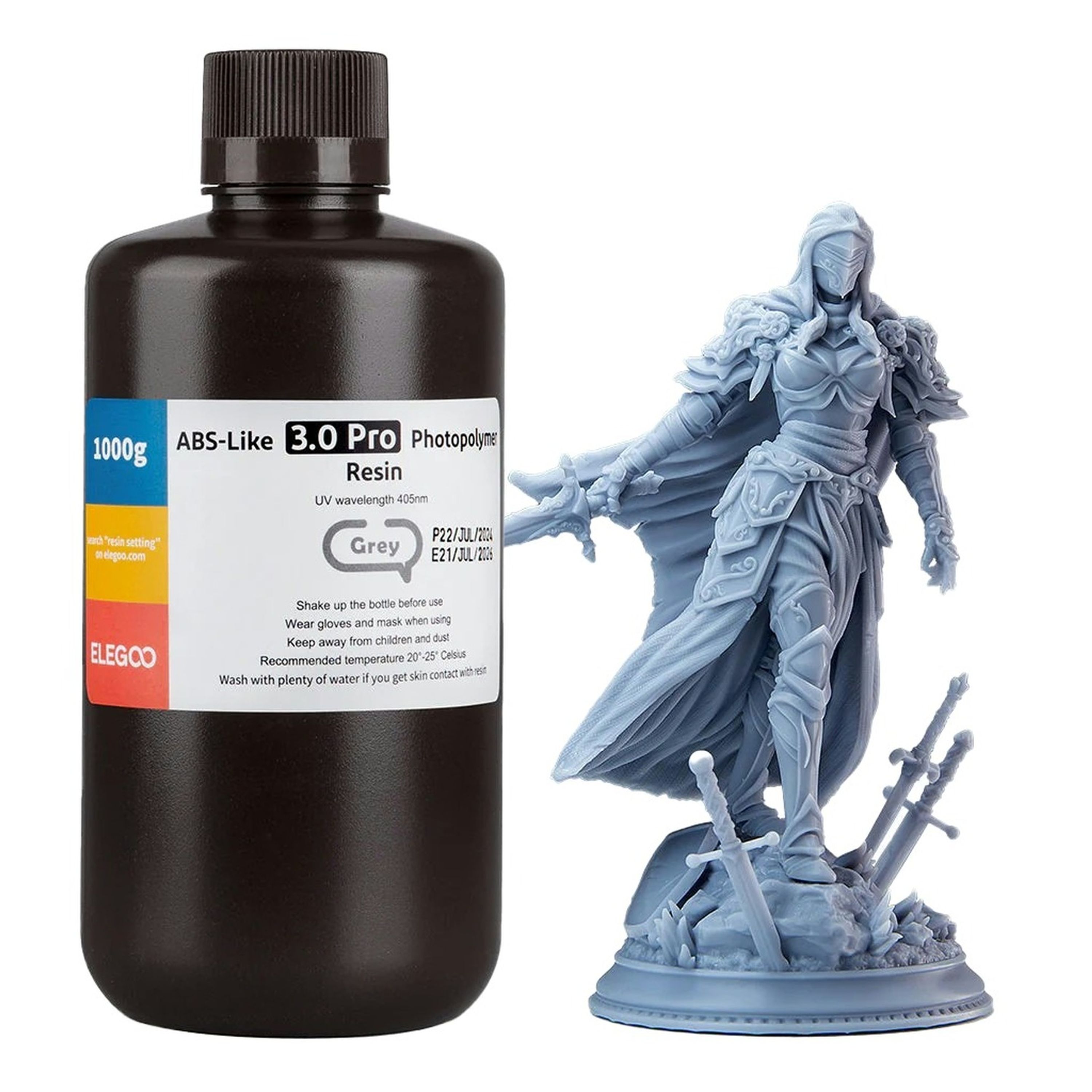 ABS-like 3.0 Pro resin Grey 1KG