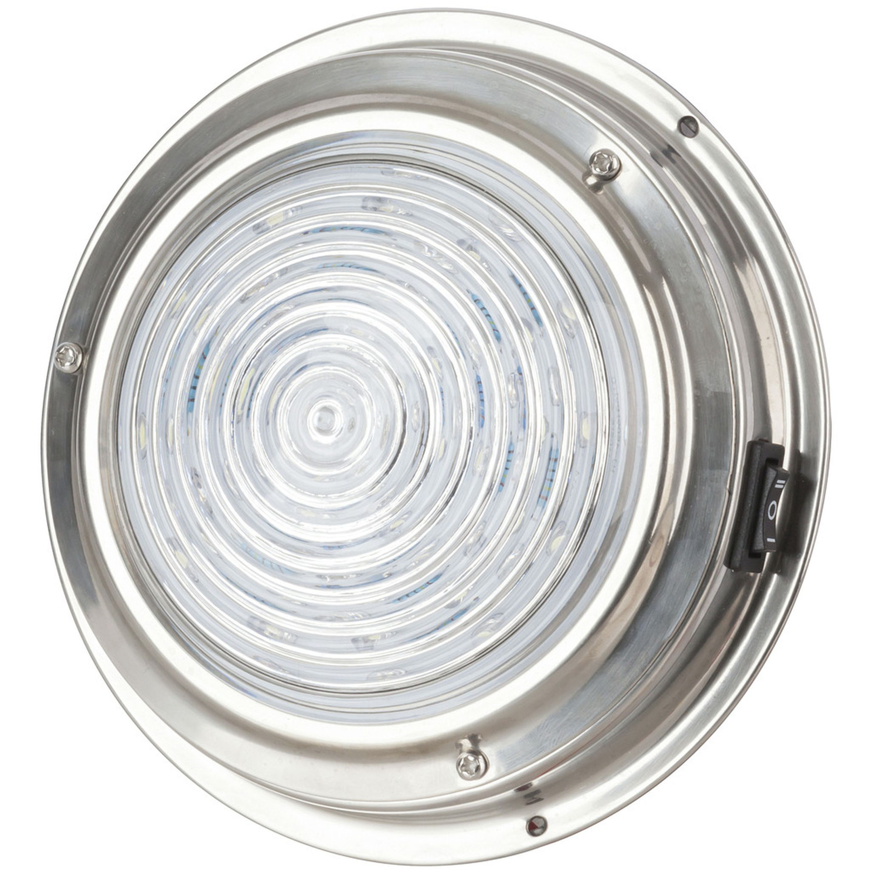 140mm Cool White LED Stainless Steel Dome Light
