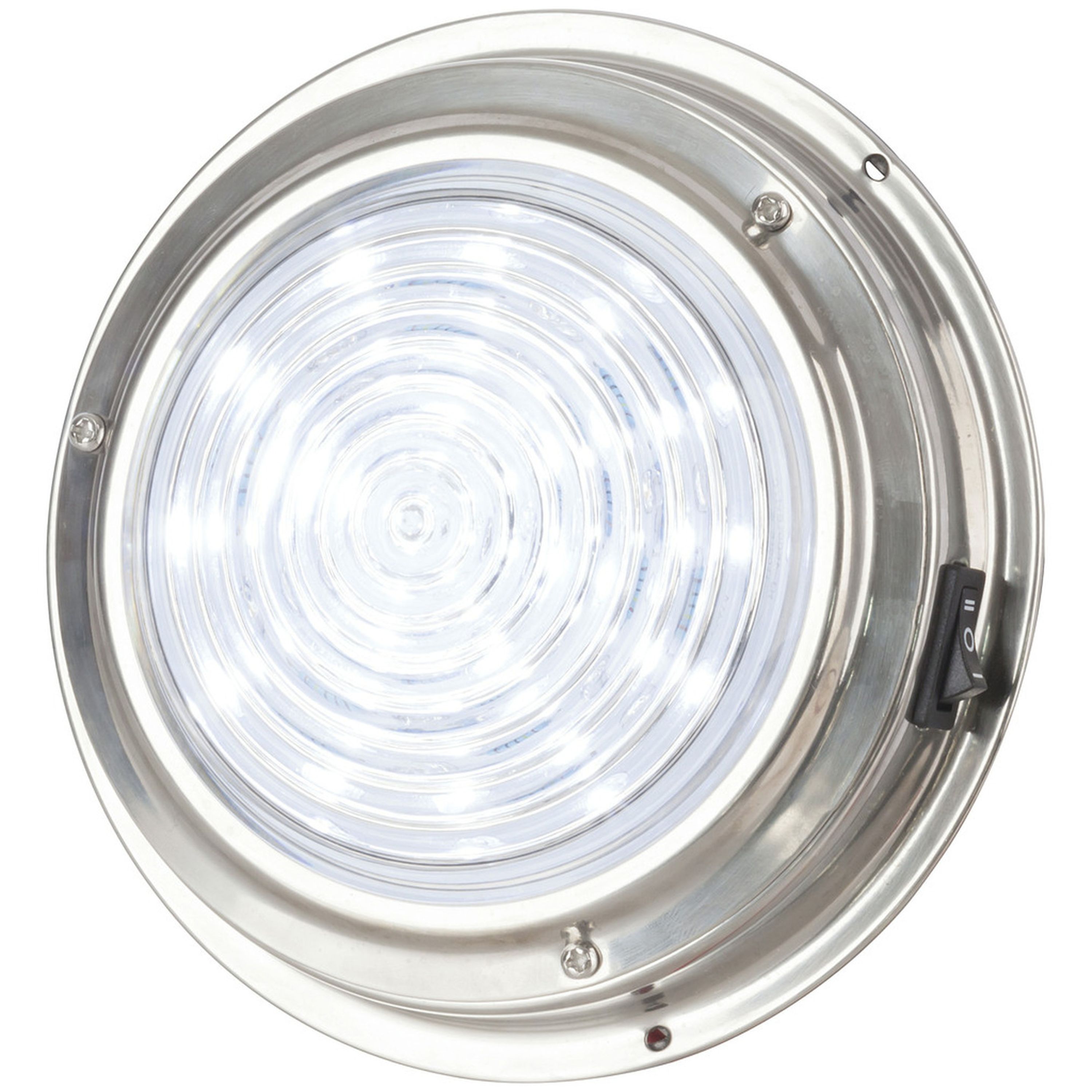 140mm Cool White LED Stainless Steel Dome Light