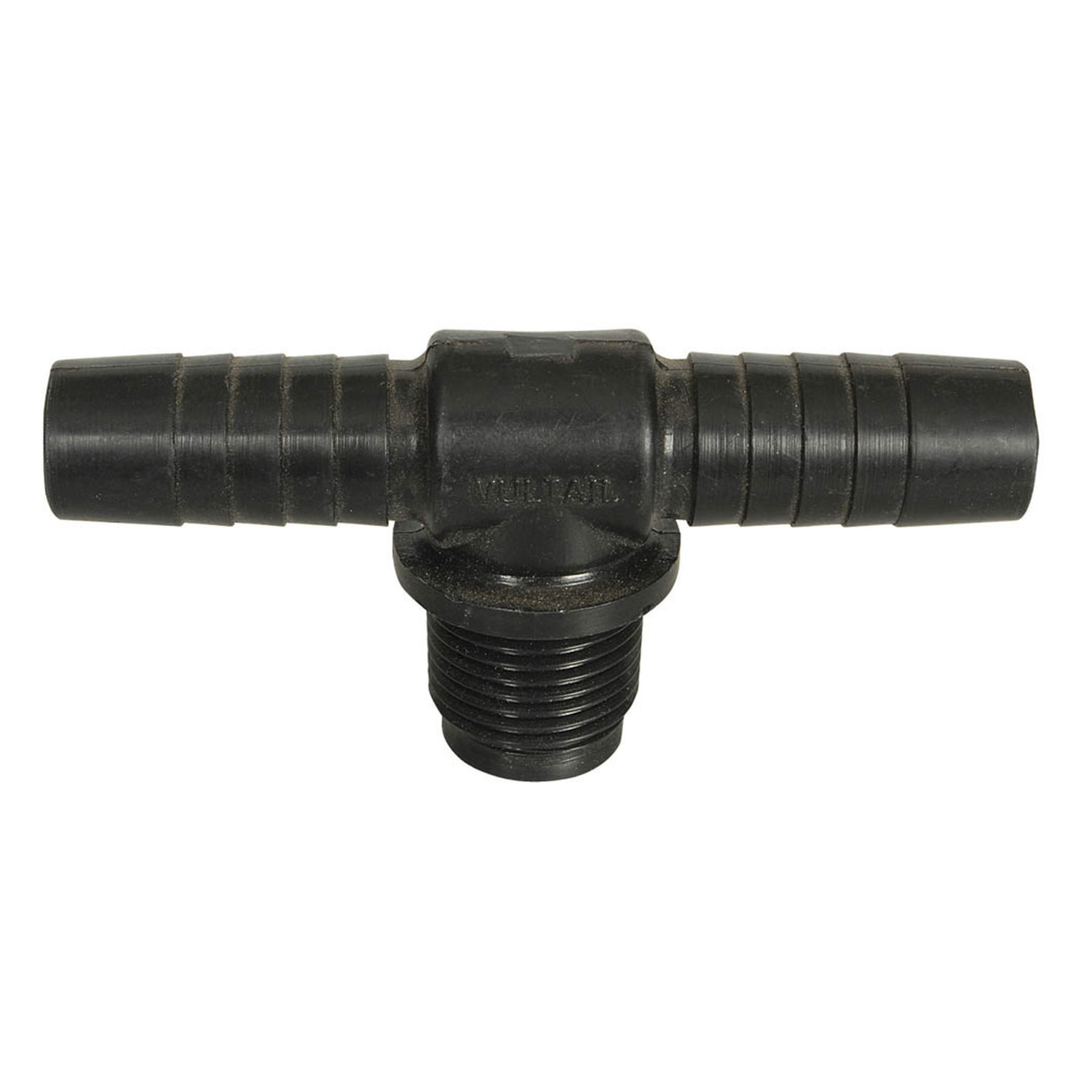 Hose Tail to BSP Male Tee - 19mm 3/4 Hose to 3/4 BSP Thread