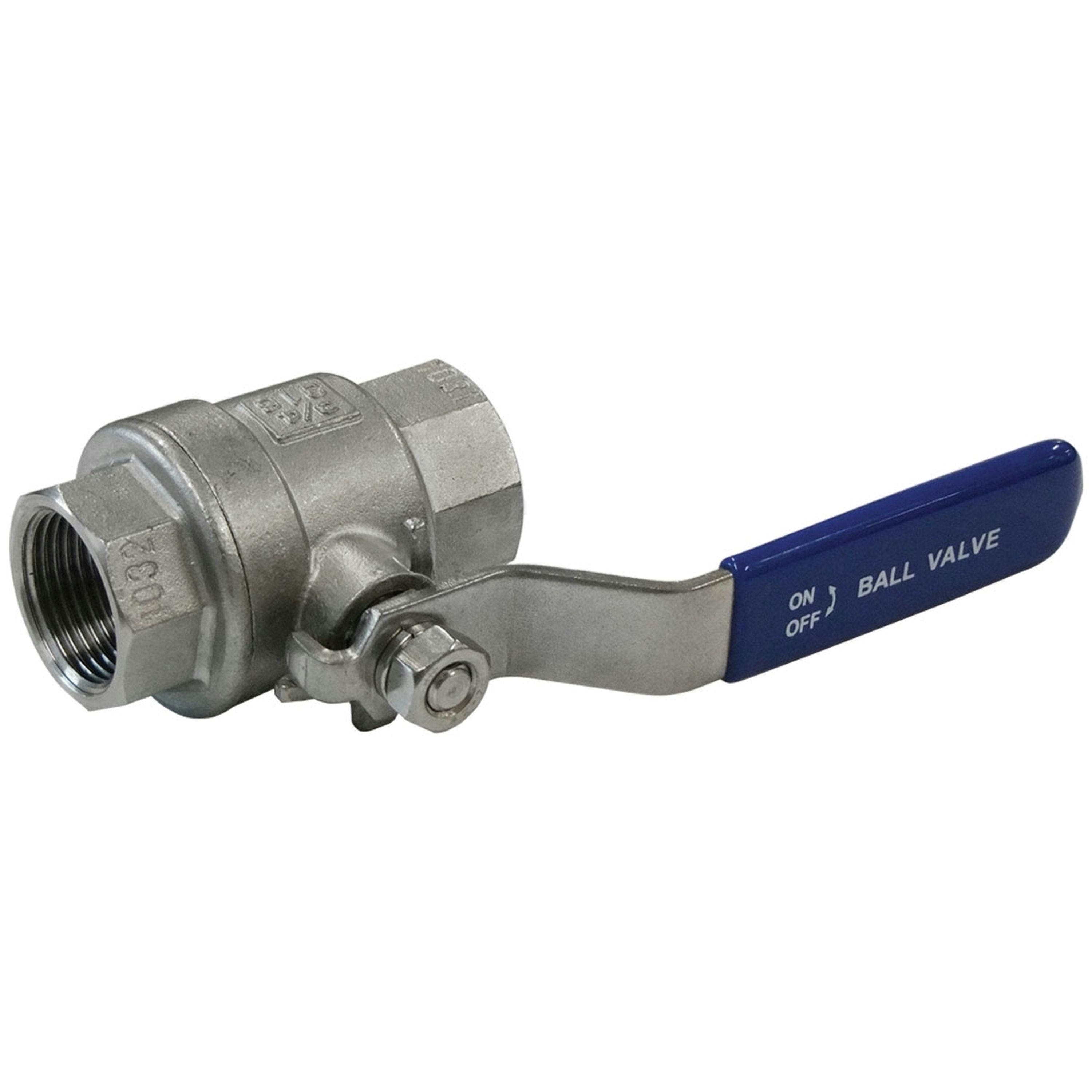 Stainless Steel Ball Valves - 1-1/2 BSP Female