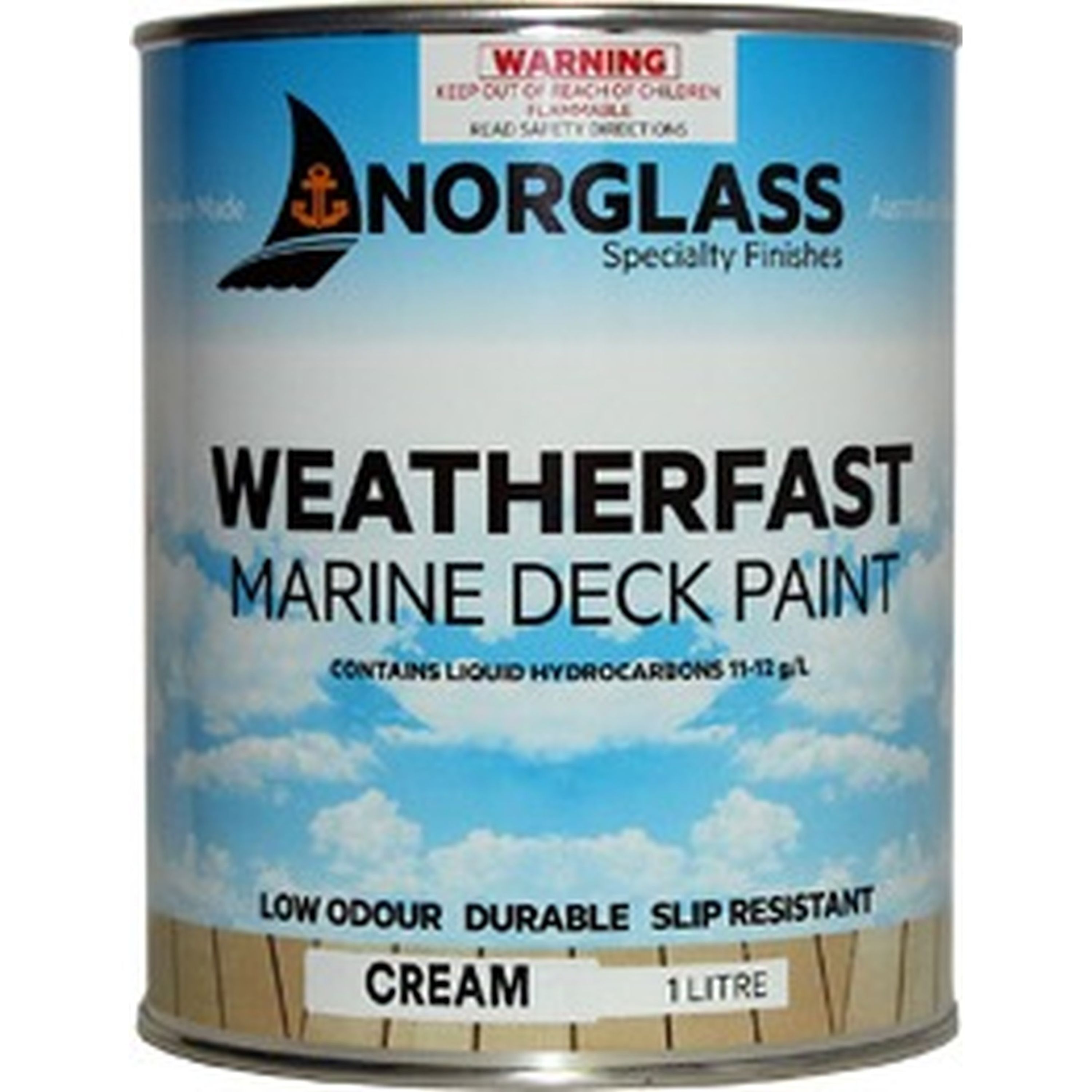Weatherfast Deck Paint Squall Grey 1L