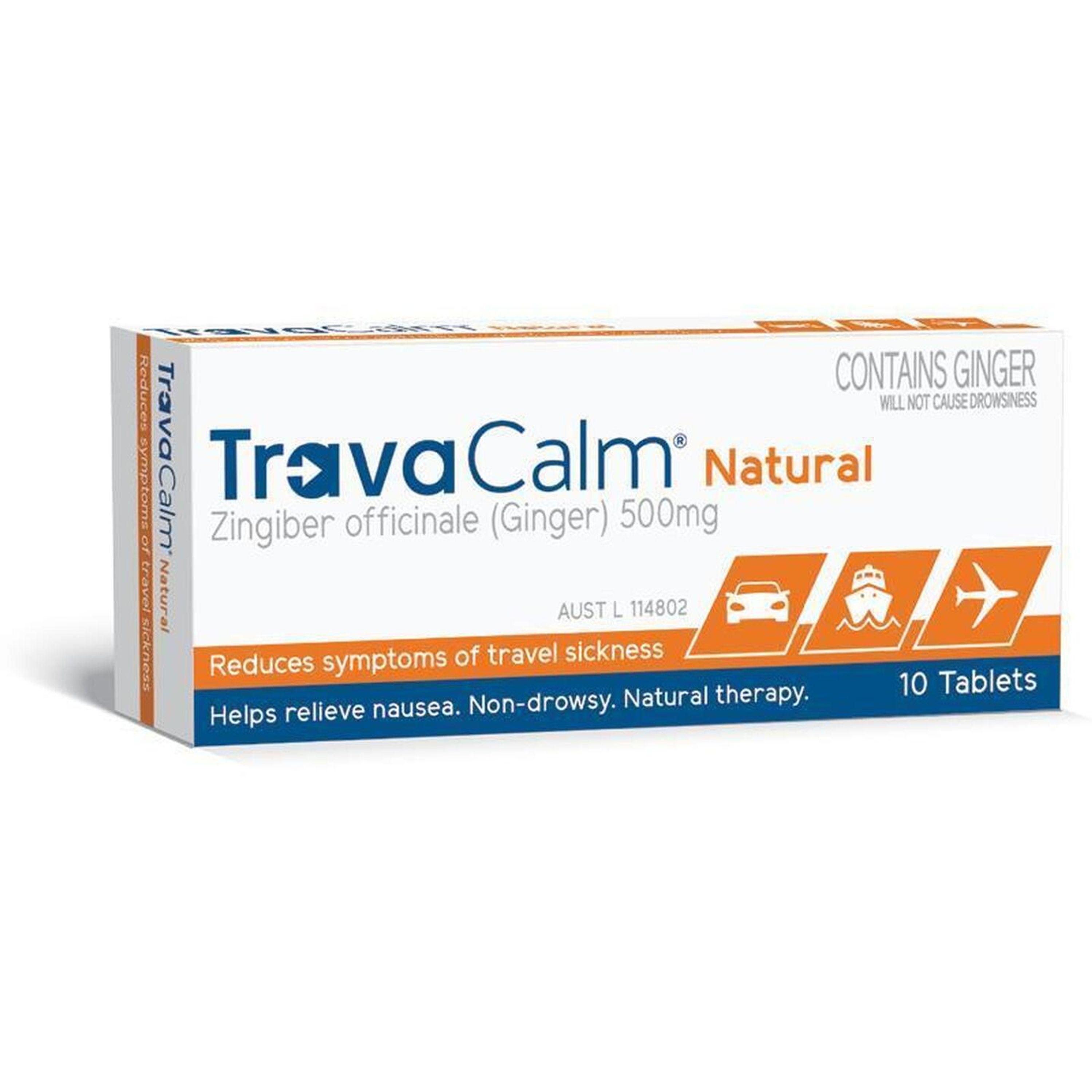 Travacalm Travel Sickness  Tablets Pack of 10