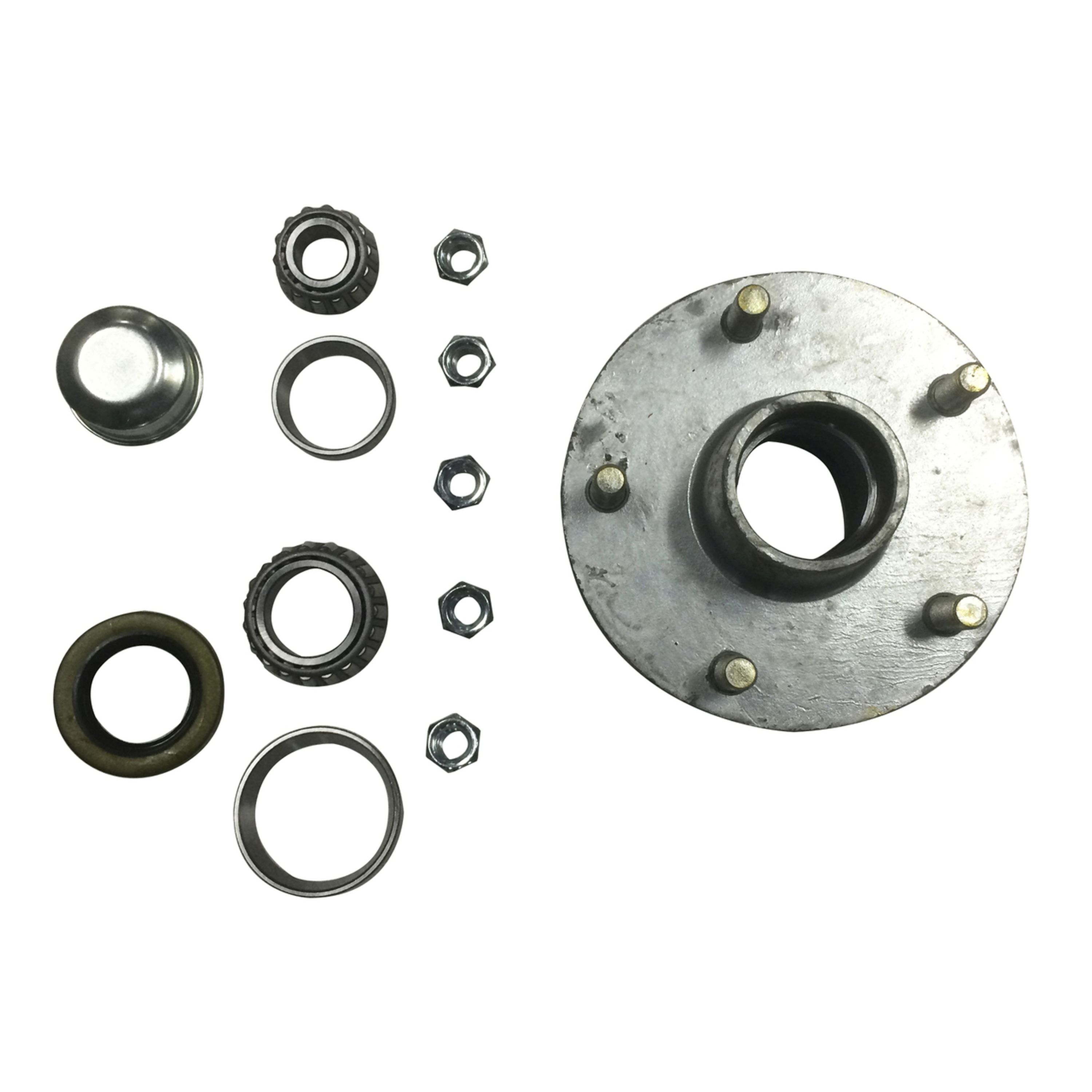 6 Inch Hub Galvanised Suits HQ Holden With Bearings Dust Cover Marines Seal and Nuts