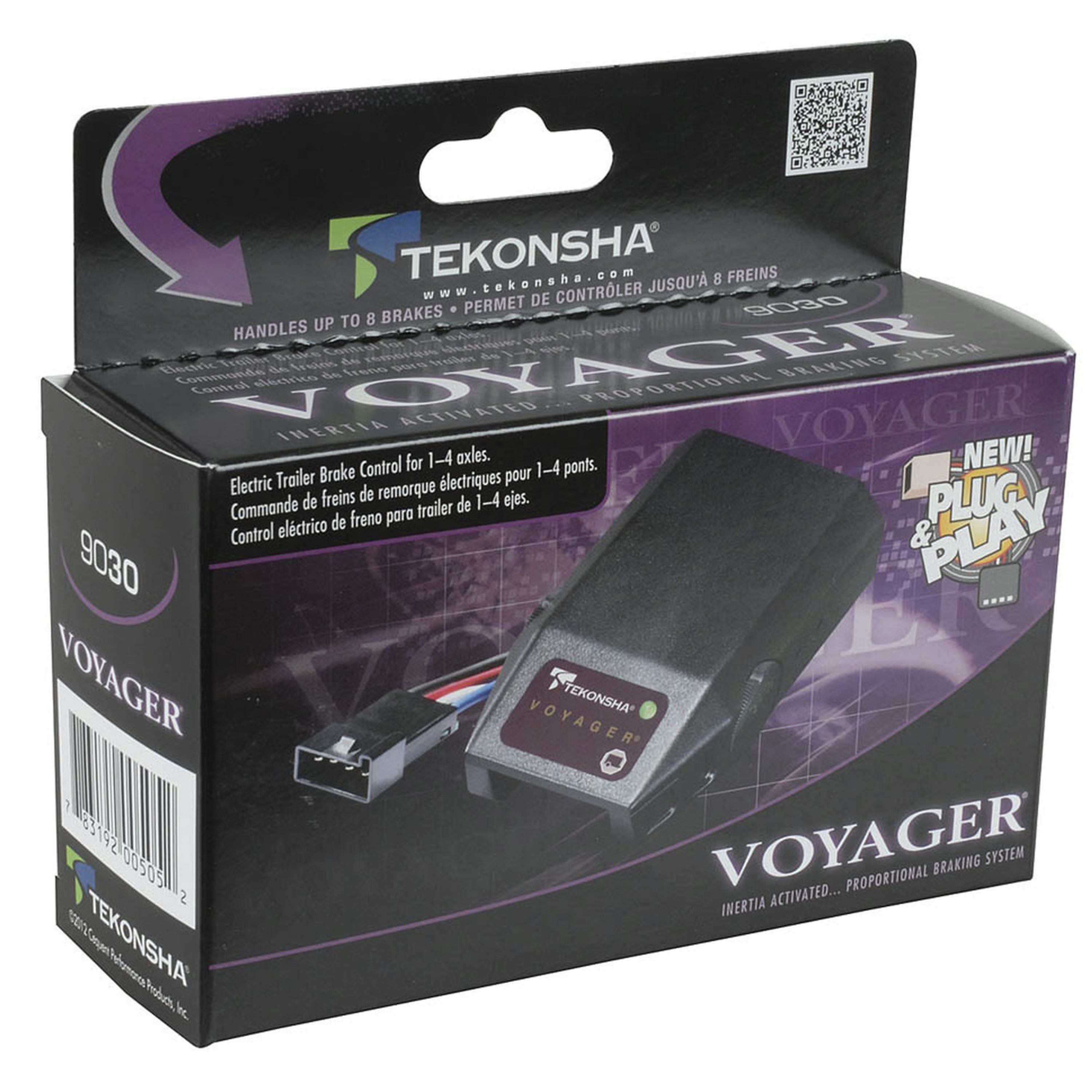 Electric Brake Controllers - Tekonsha Voyager 1-4 Axles