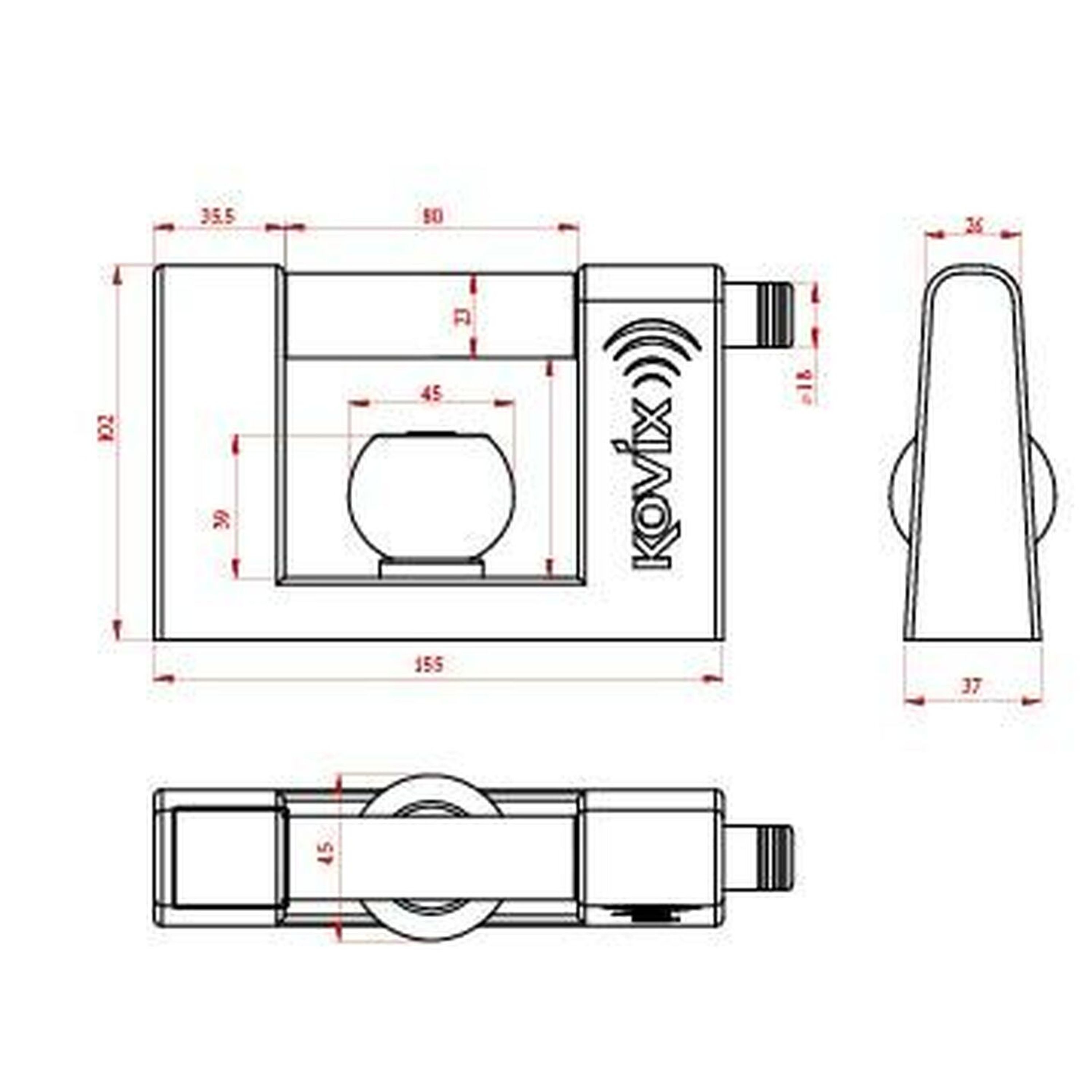Alarmed Trailer Lock 