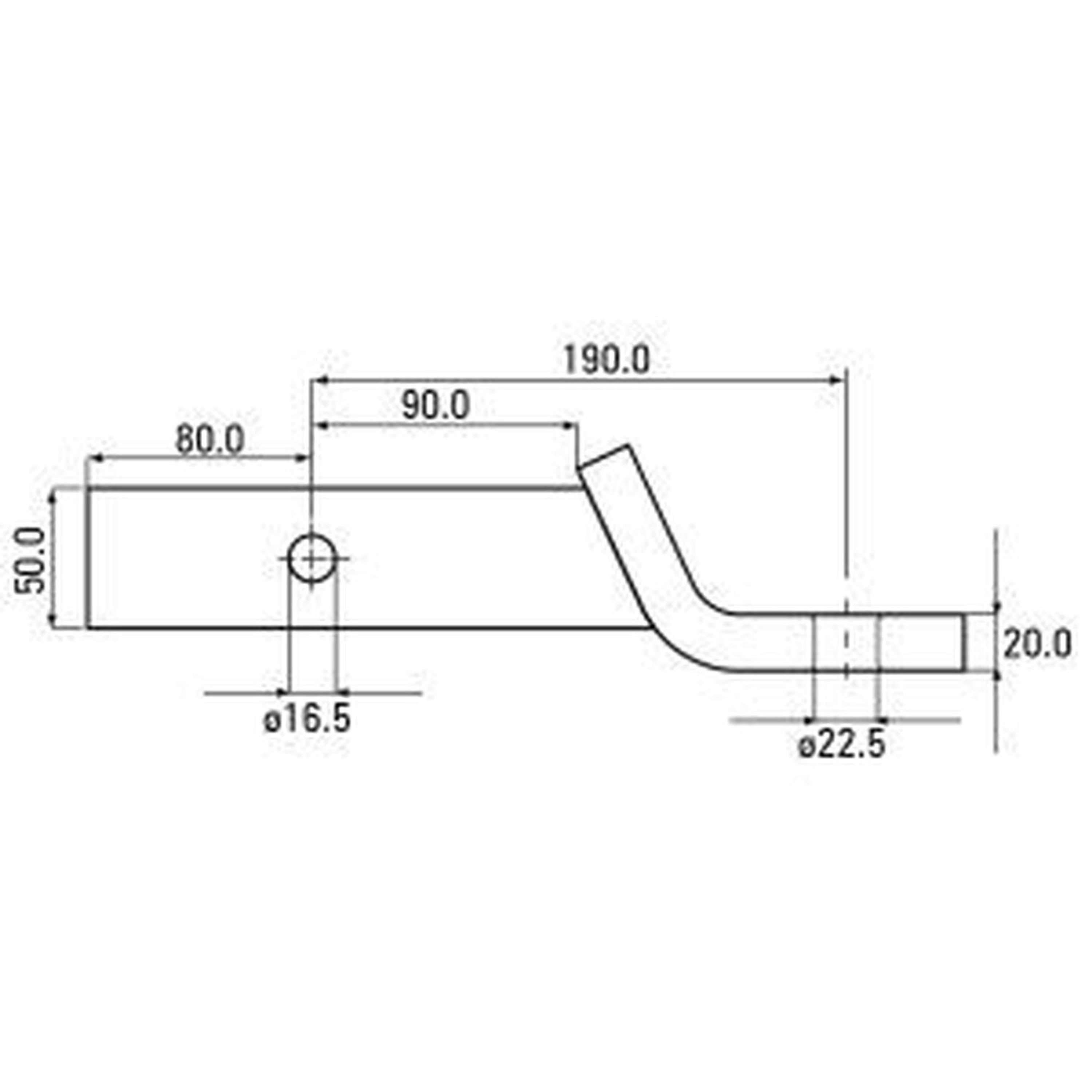 Towing Hitch Kit - 190mm