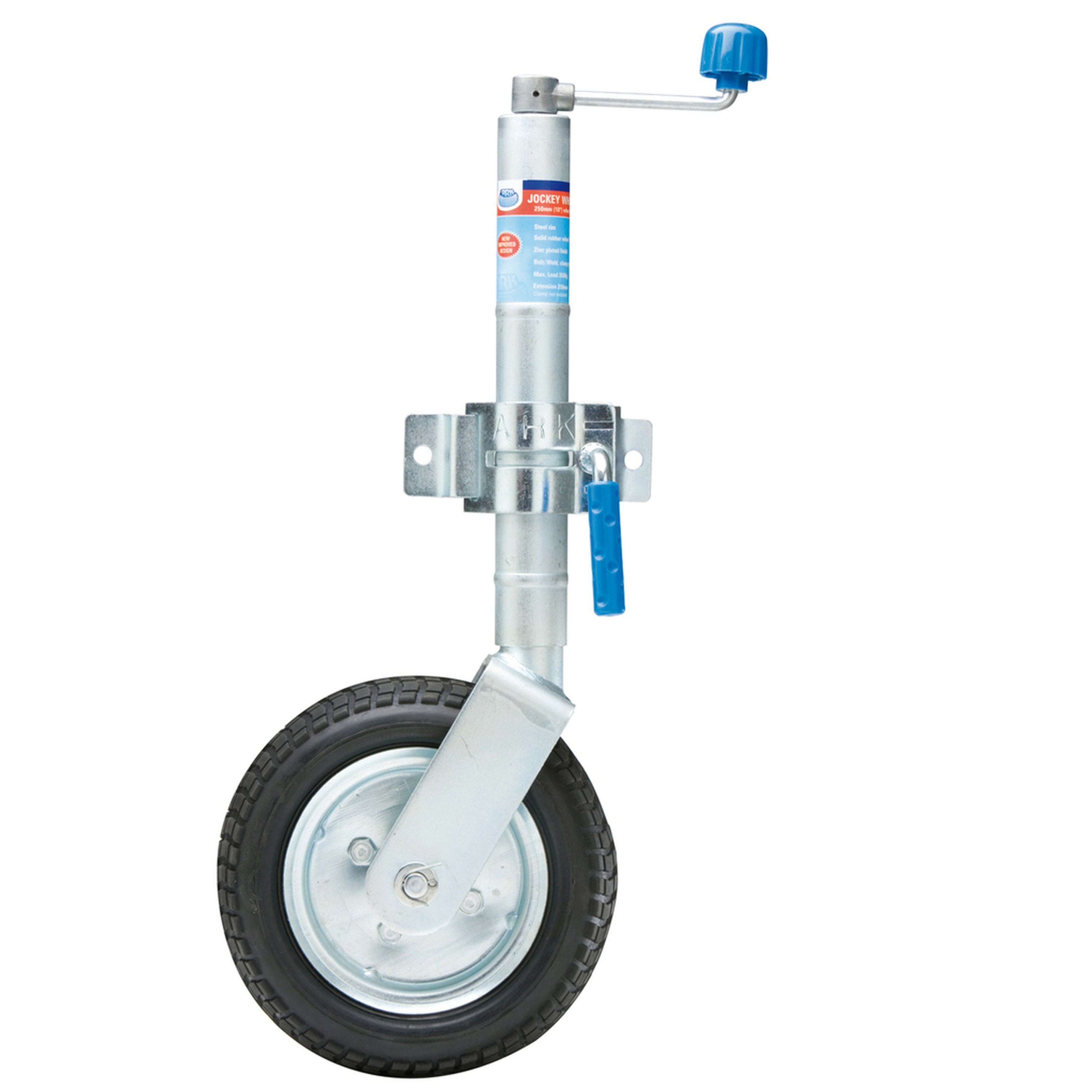 Standard 10IN 250mm Jockey Wheels - Includes Standard Clamp Assembly