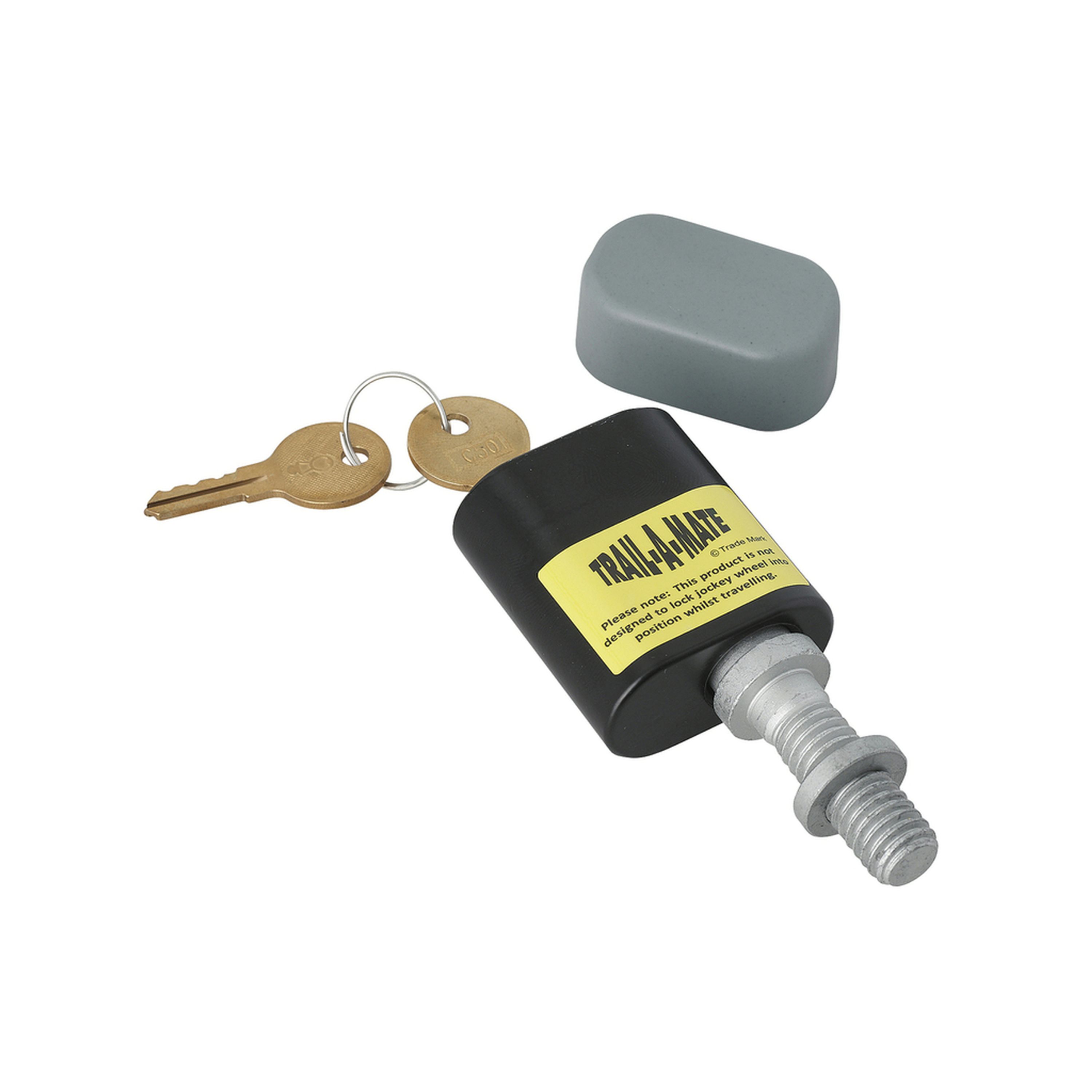 Trail-A-Mate Anti-Theft Lock for Jockey Wheel or Stand Mount with Keys