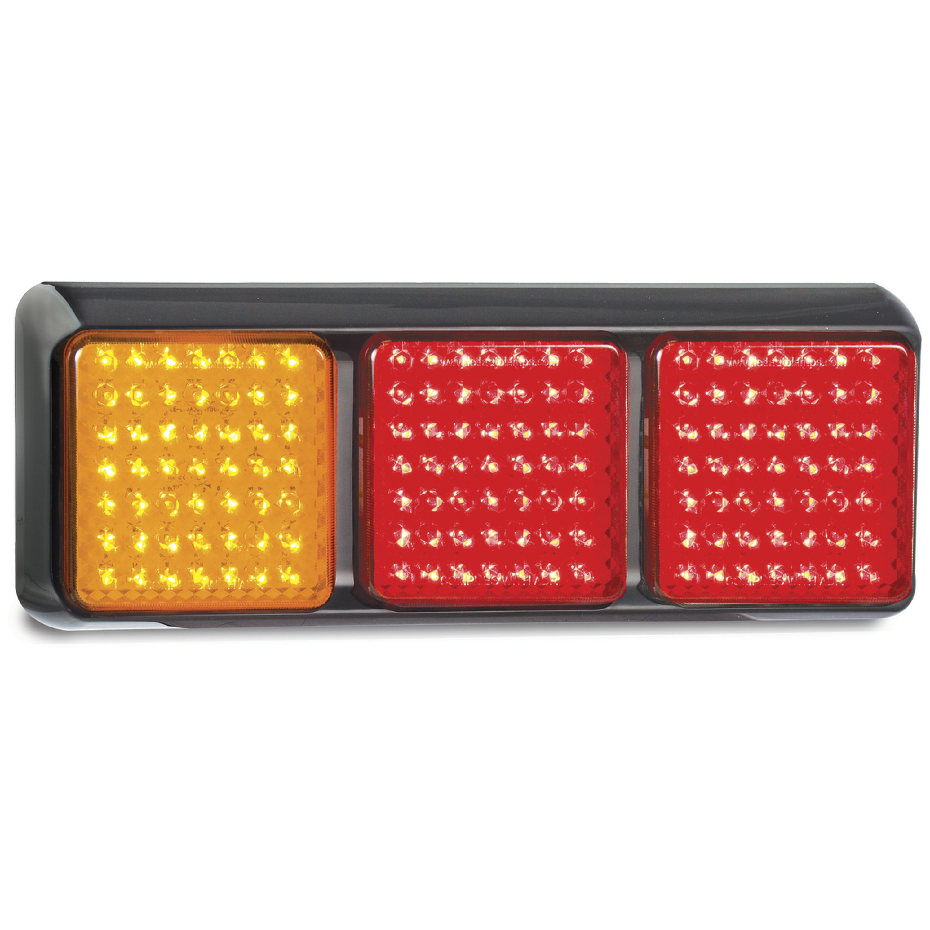 Trailer Light LED Combo Sets - Stop/Tail/Turn Black