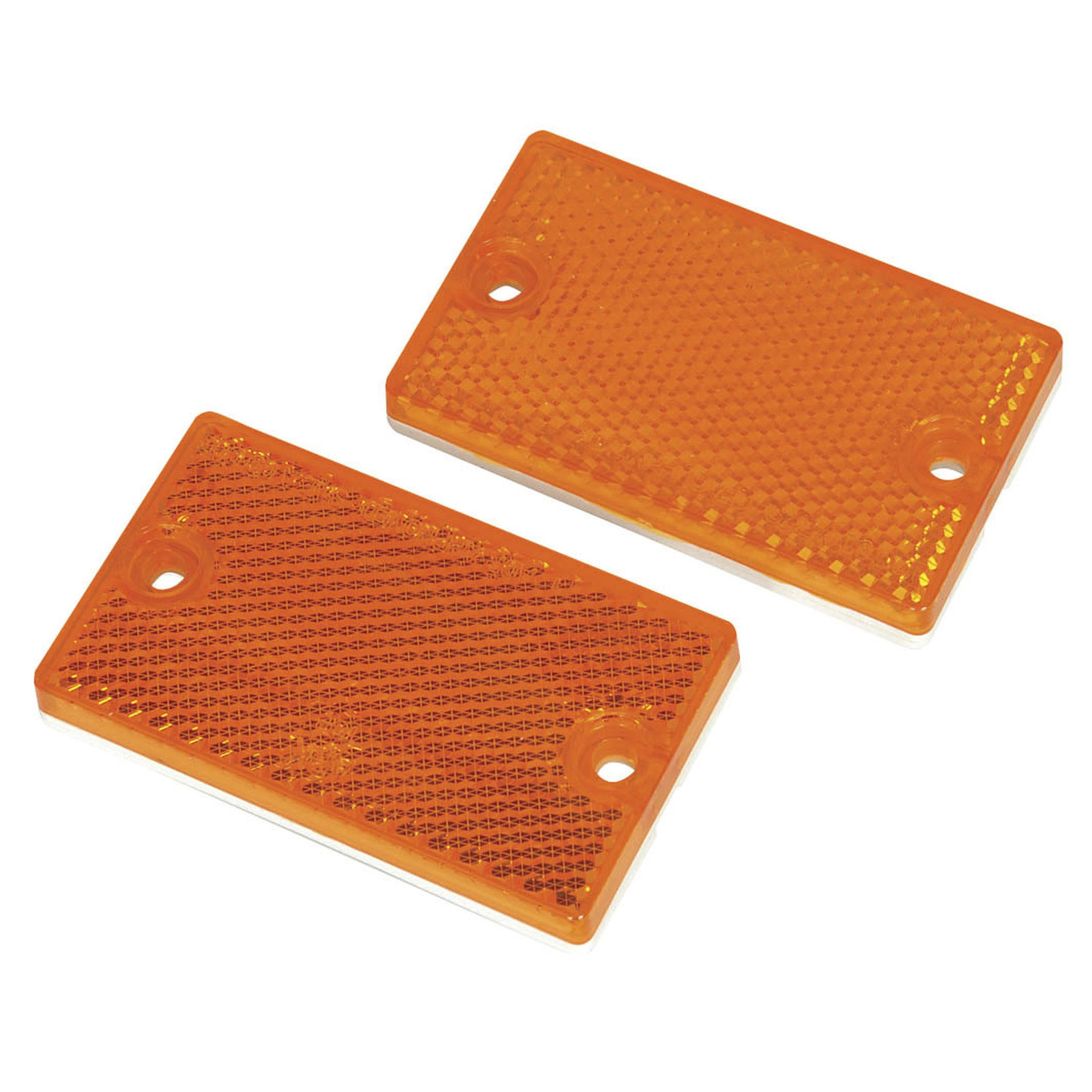 Trailer/ Other Vehicle Reflectors - Amber - 43 x 73mm