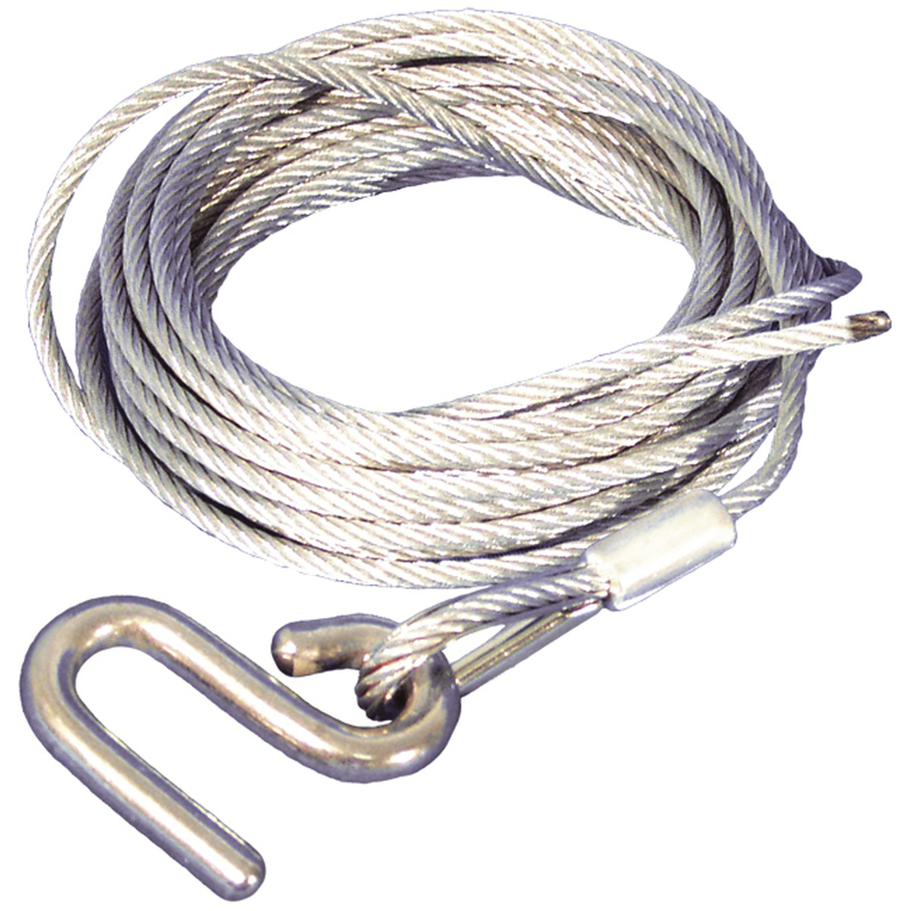 Cable Type Line - 6.0m 20ft x 4mm Cable with S Hook