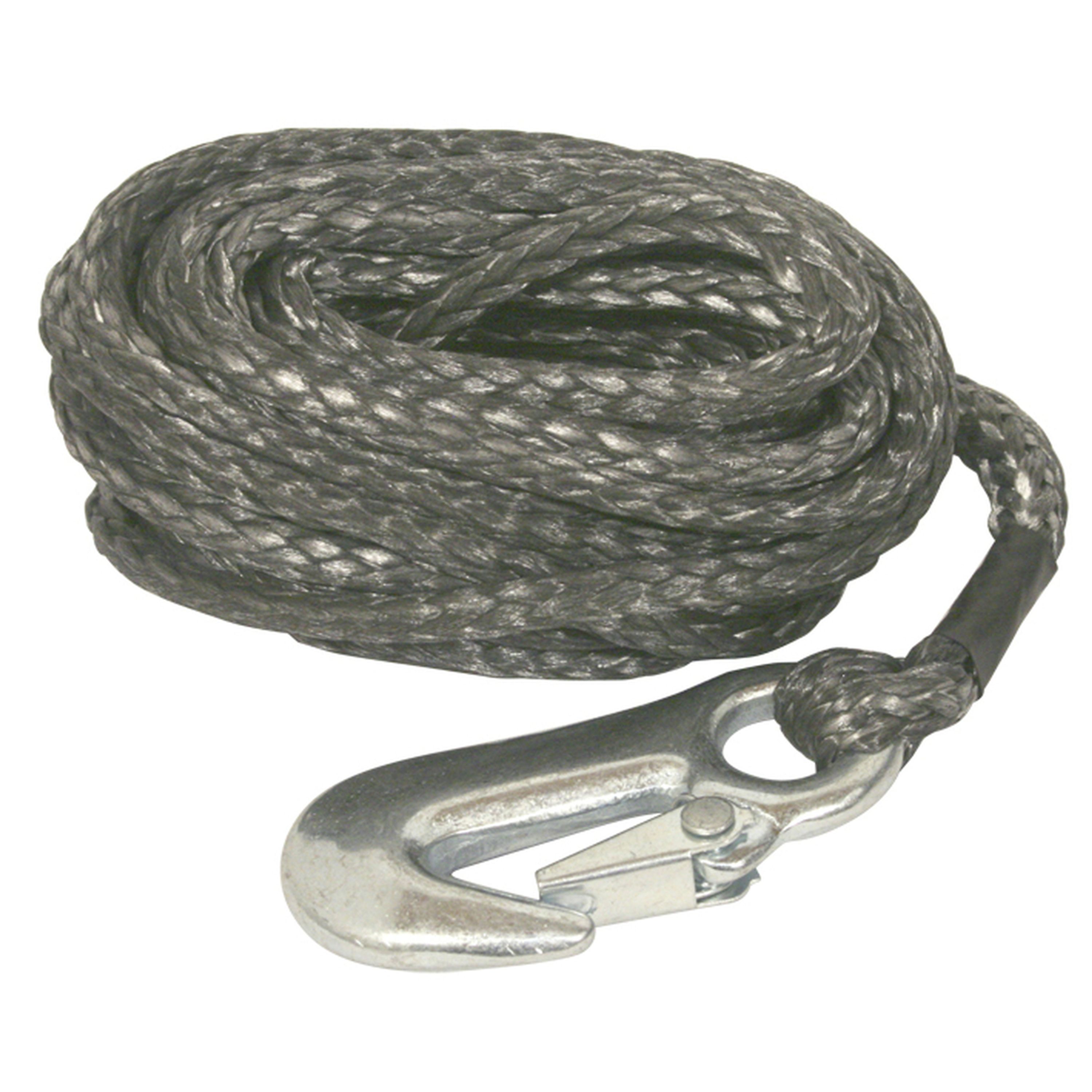 Synthetic Winch Rope - 7mm x 7m 24ft  - 7mm Rope x 7m 24ft