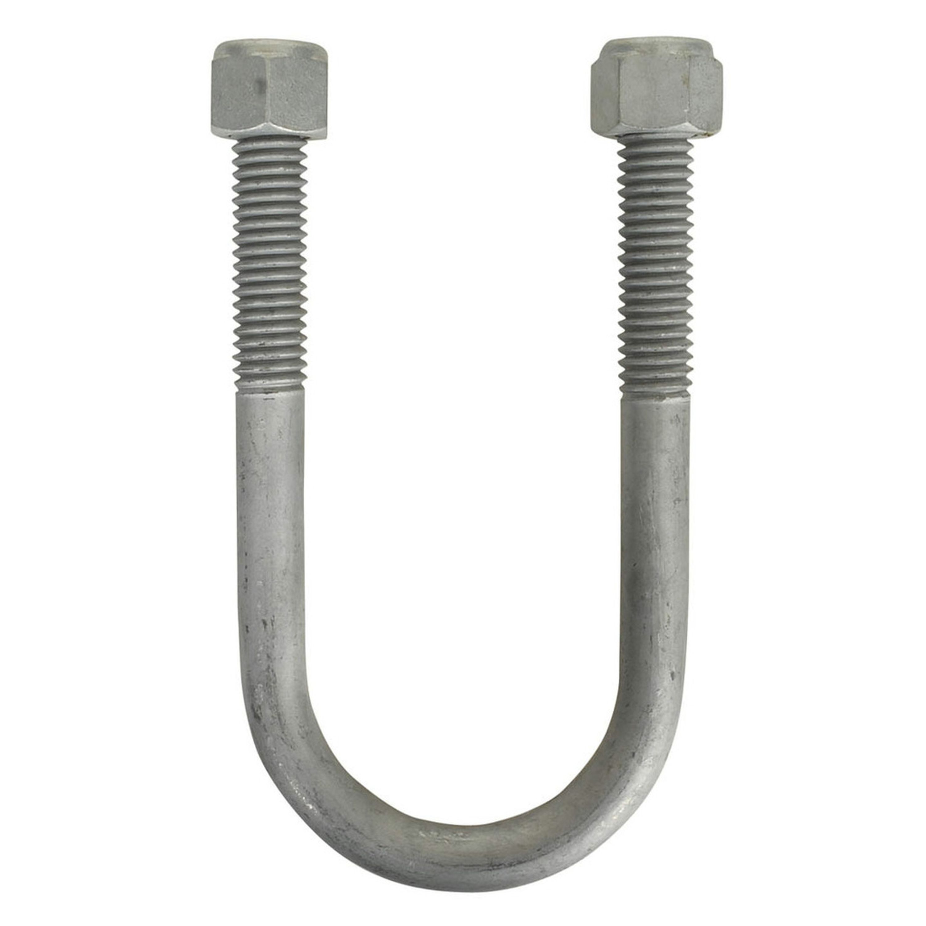 Galvanised Round U-Bolt 125x50mm