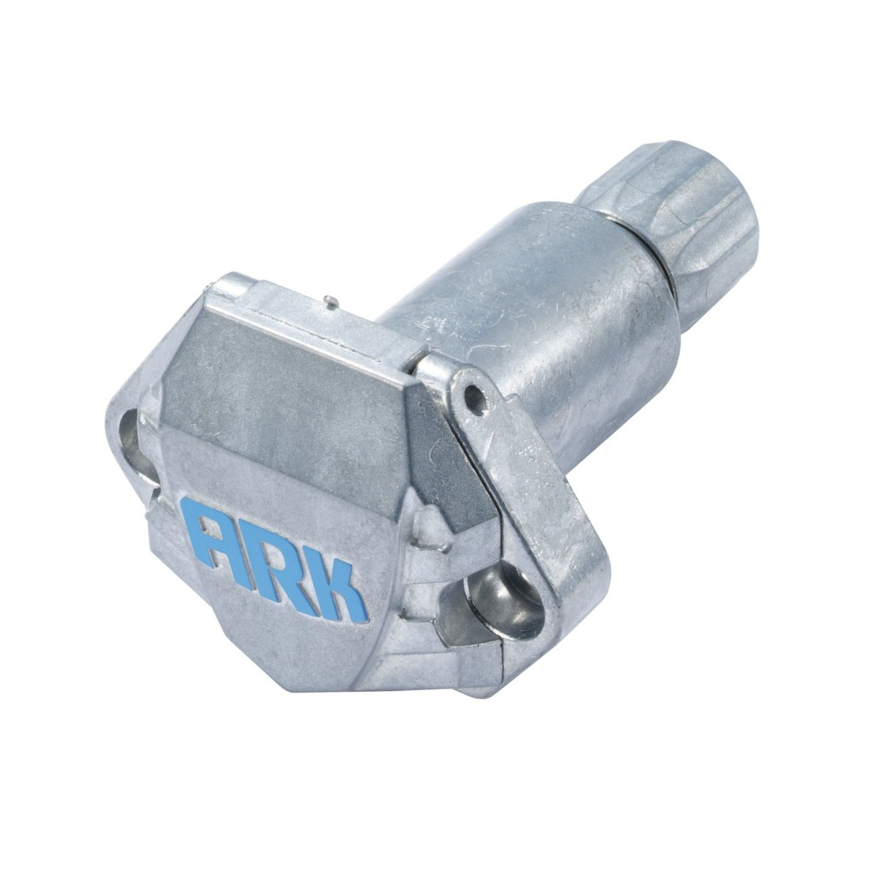 Small 7 Pin Round Metal Trailer Socket