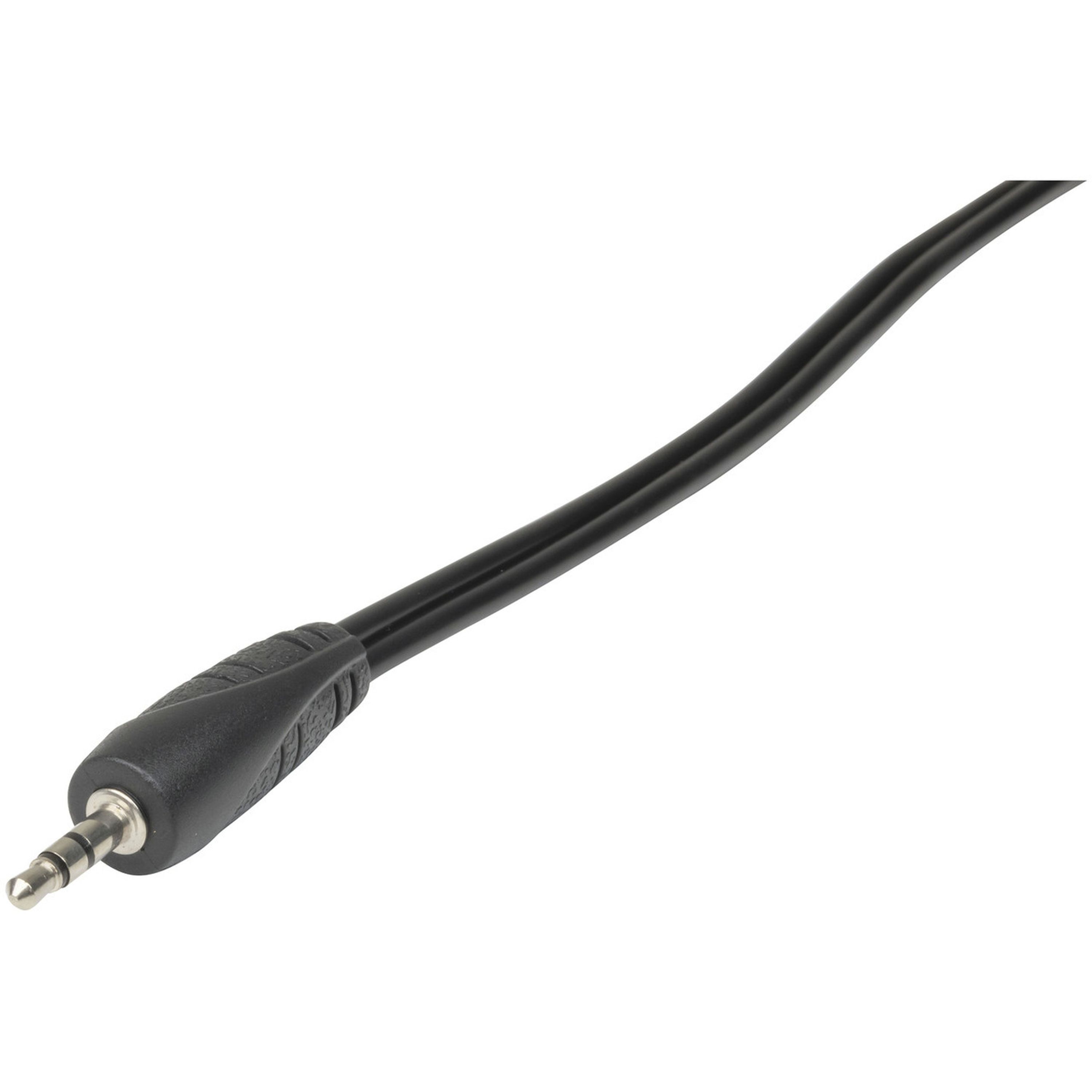 3.5mm Stereo Plug to 2 x RCA Plugs Audio Cable - 1.5m