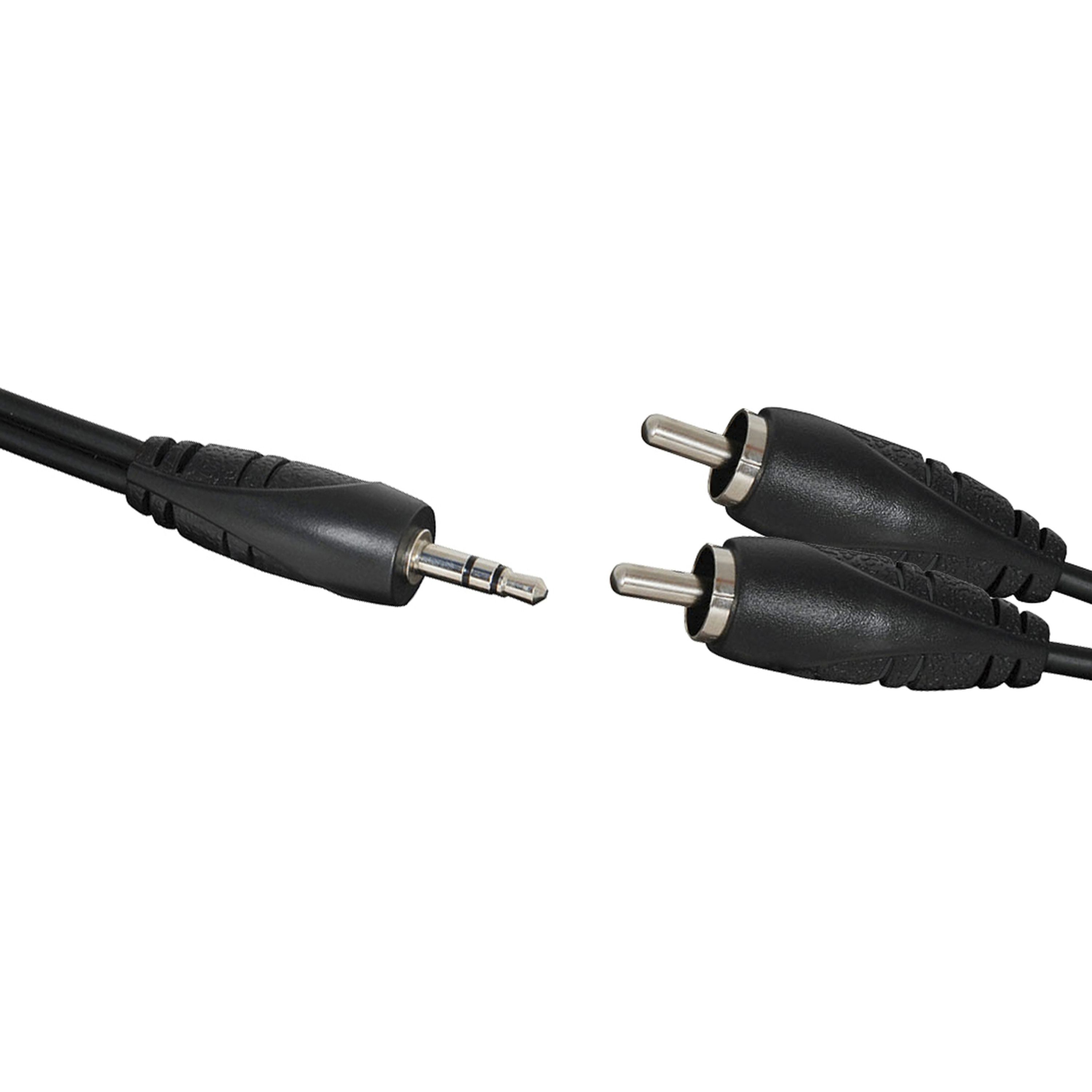 Audio Cable Stereo 3.5mm Plug to 2 x RCA Plug