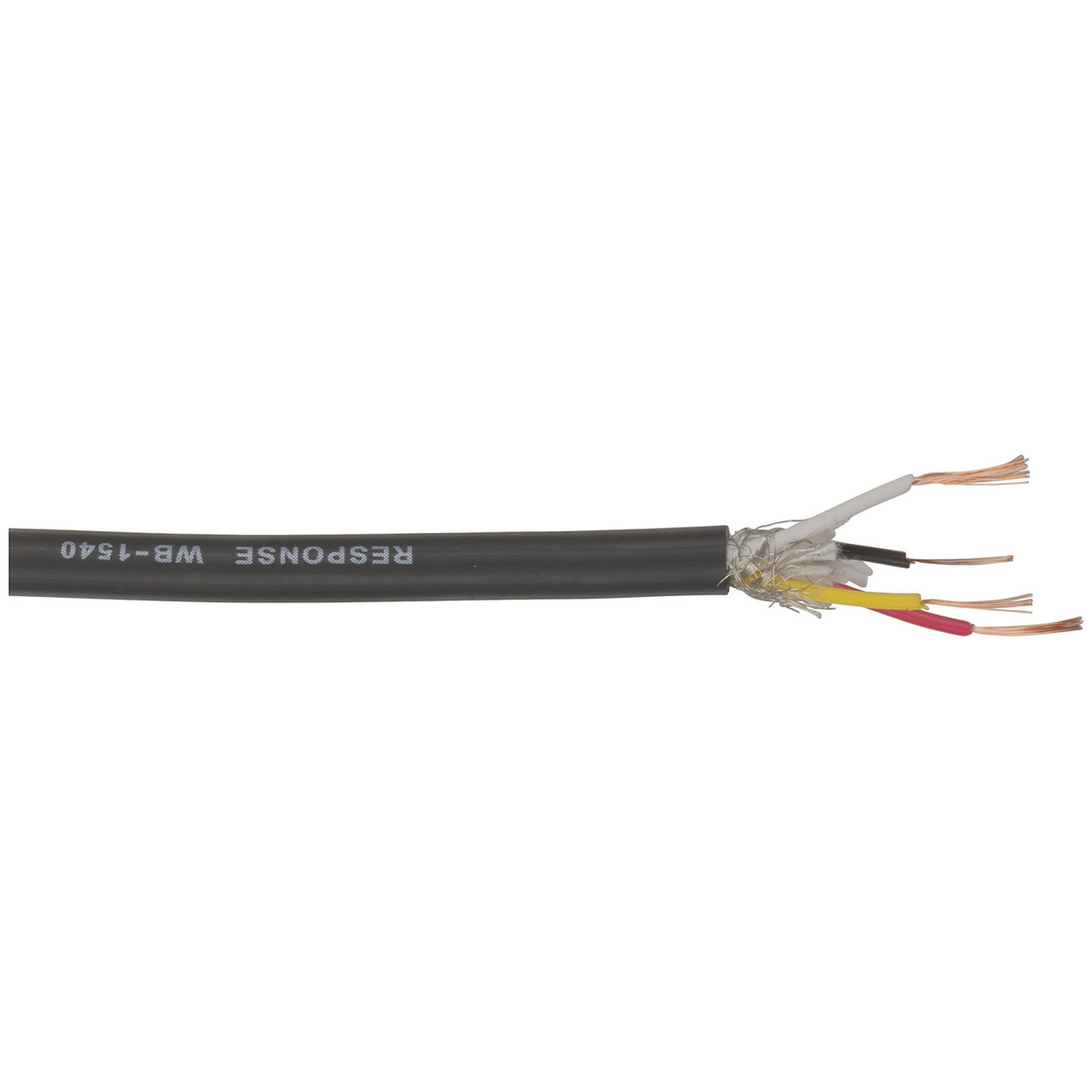 4 Core Screened Professional Microphone Cable - Sold as 100m roll