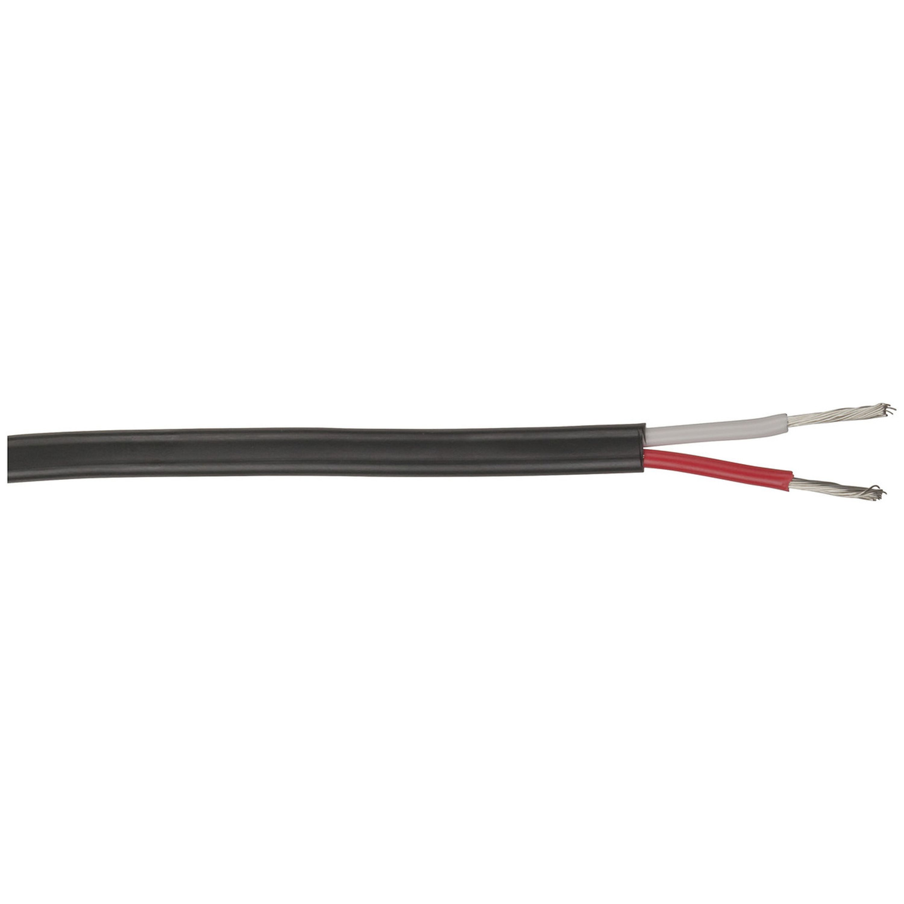 7.5A 2 Core Tinned DC Power Cable 10m Roll - Red Black