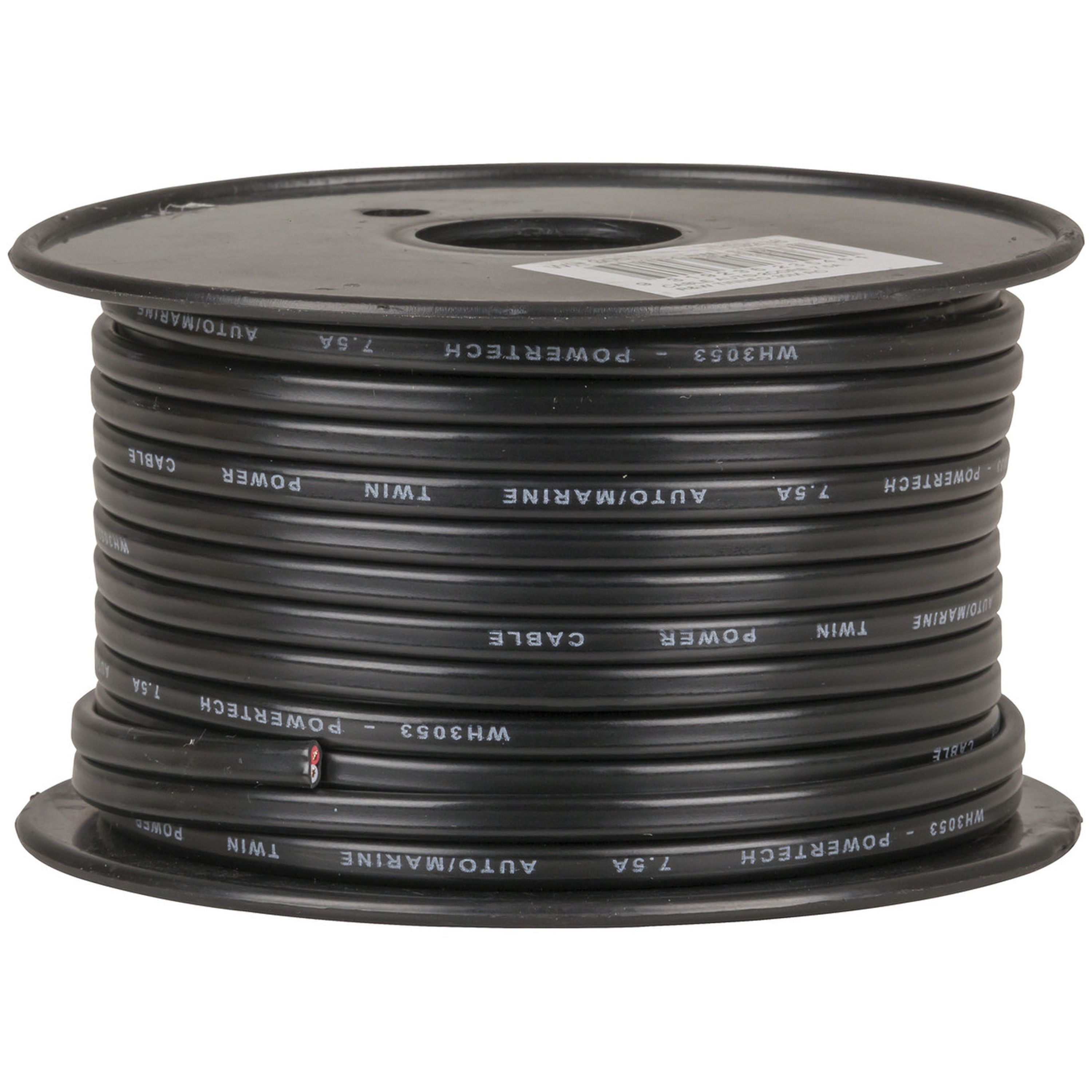 7.5A 2 Core Tinned DC Power Cable - 30m Roll - Red Black