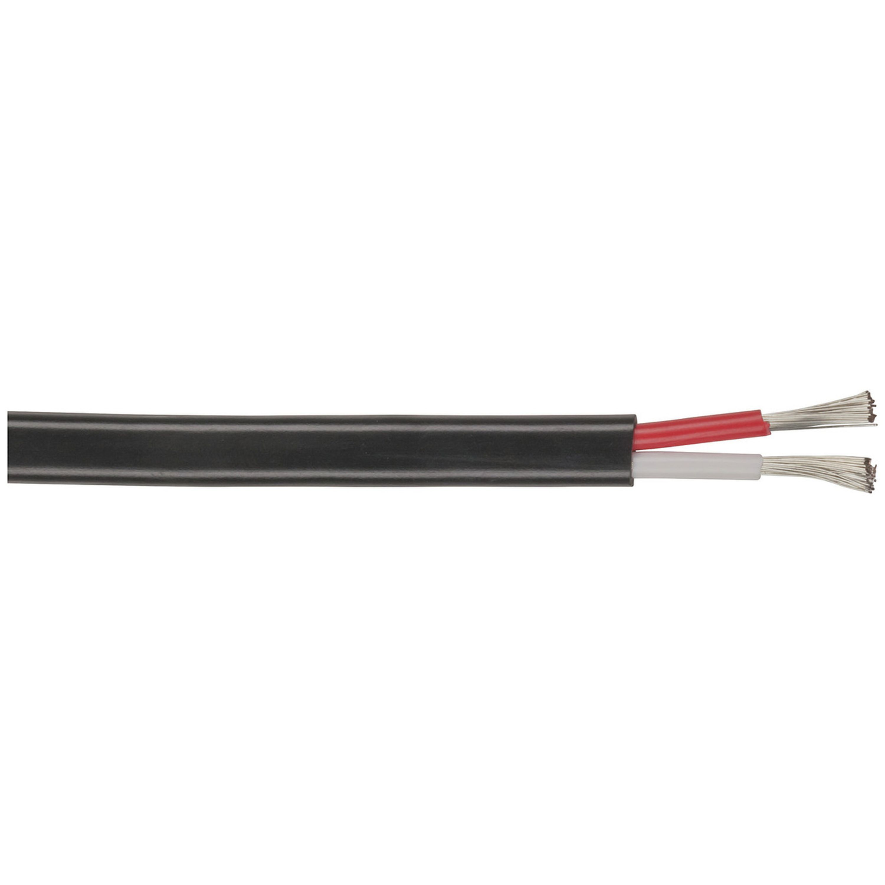 15A Twin Core Power Cable - 30m Roll - White Black
