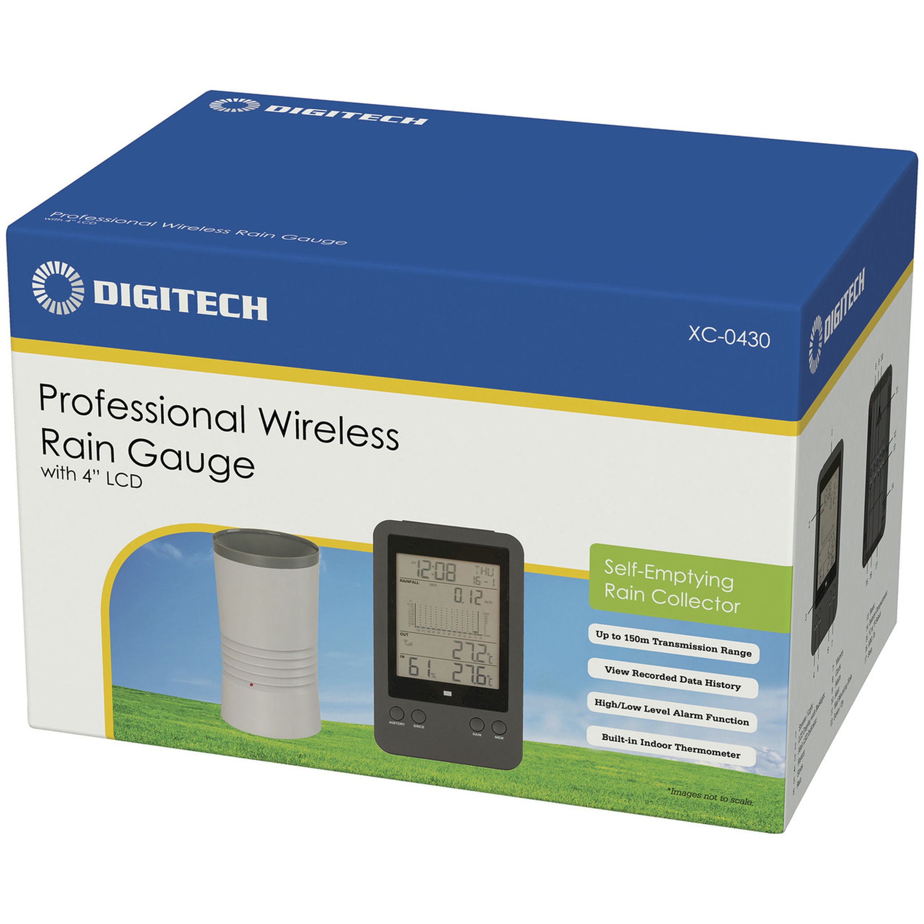 Digital Rain Gauge with Temperature