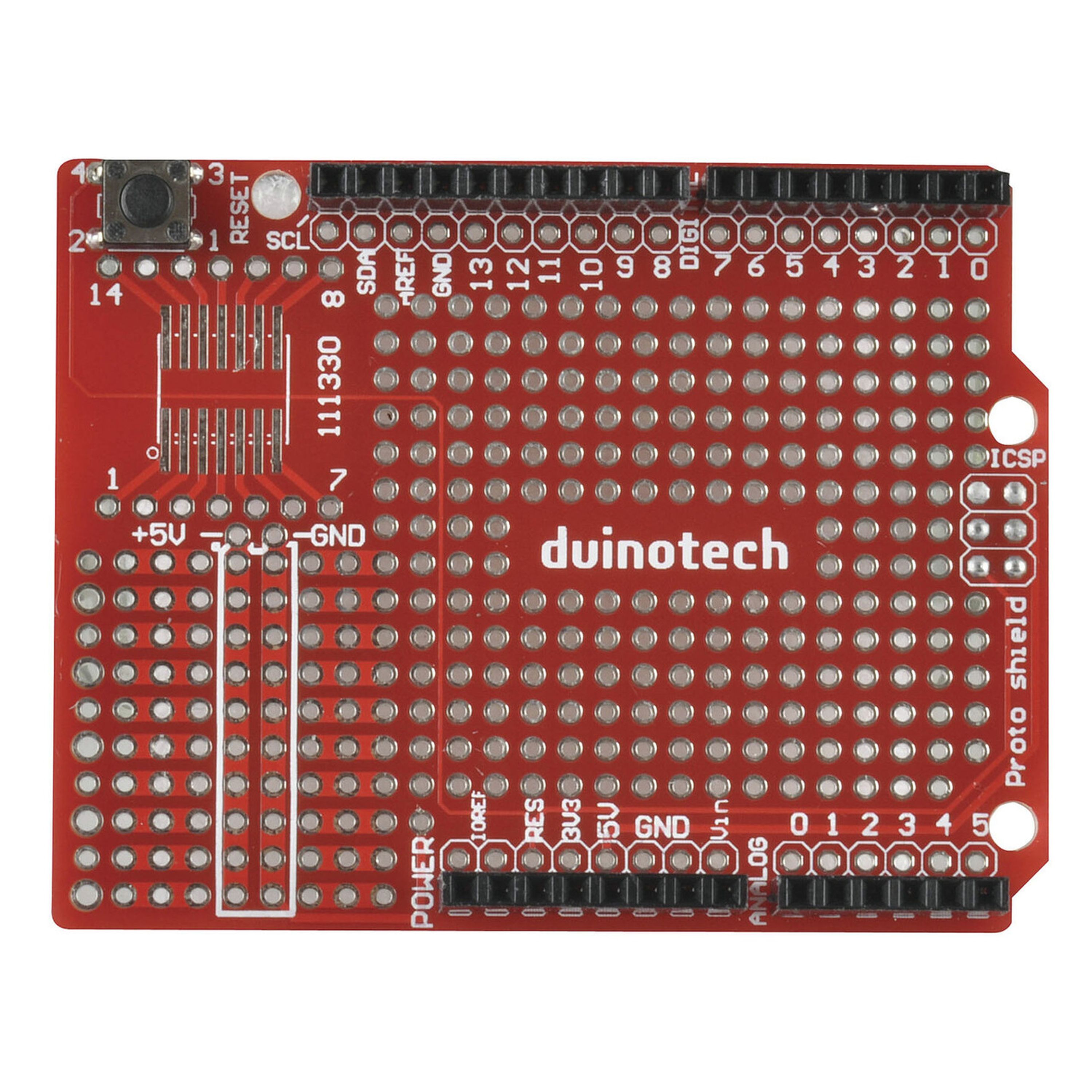 Duinotech Arduino Compatible Prototyping Shield