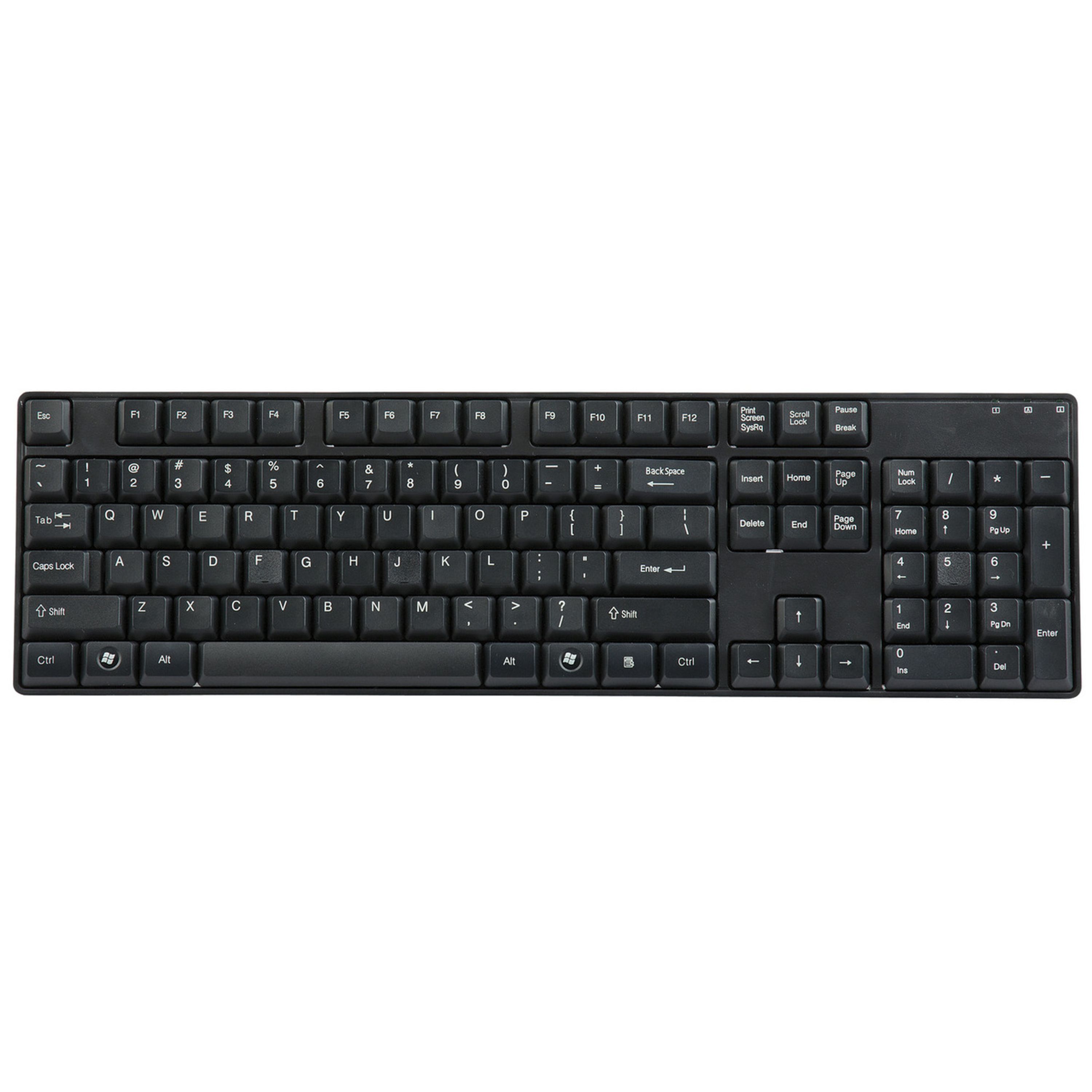 Black QWERTY USB Keyboard