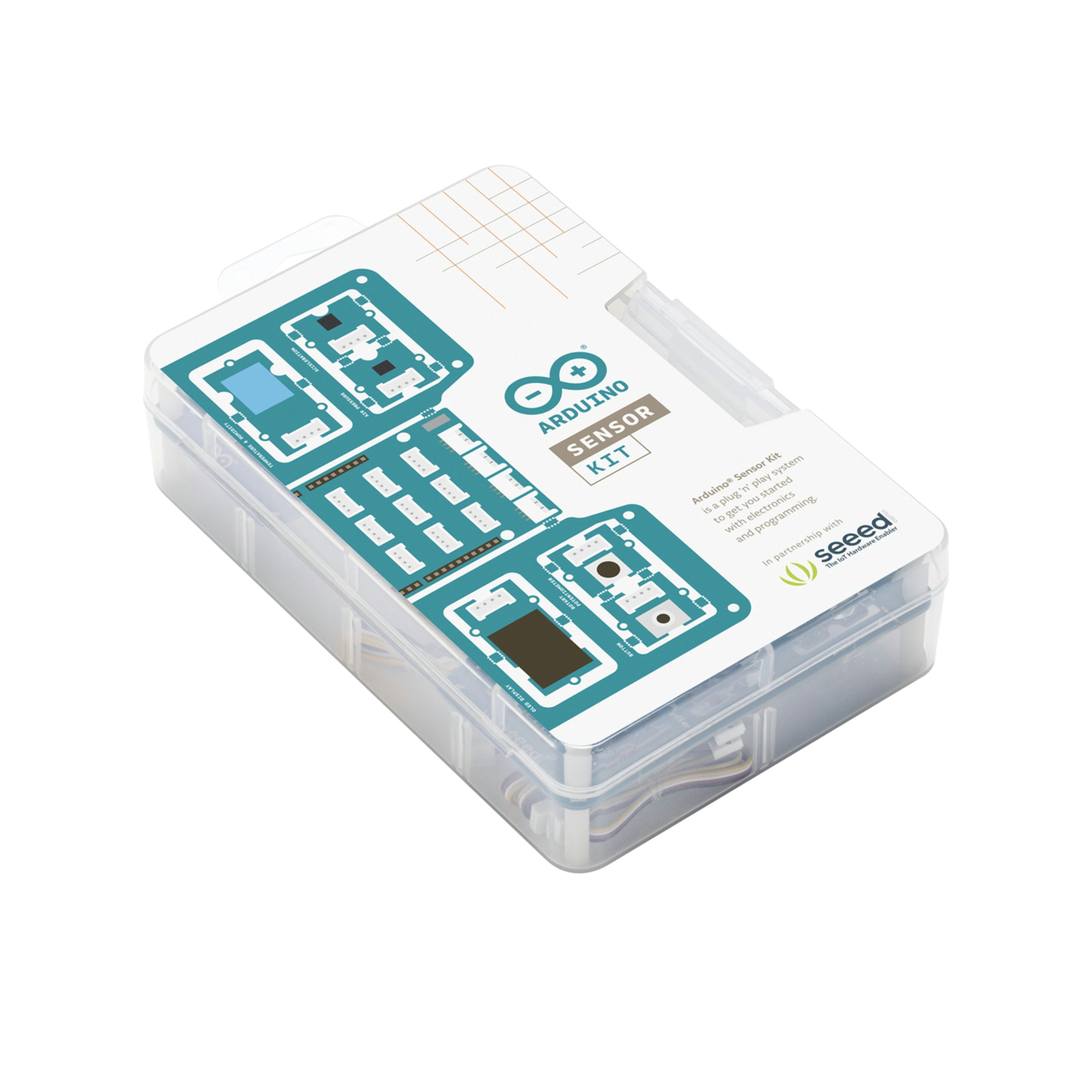 Arduino Sensor Kit with 10 Sensors plus Shield