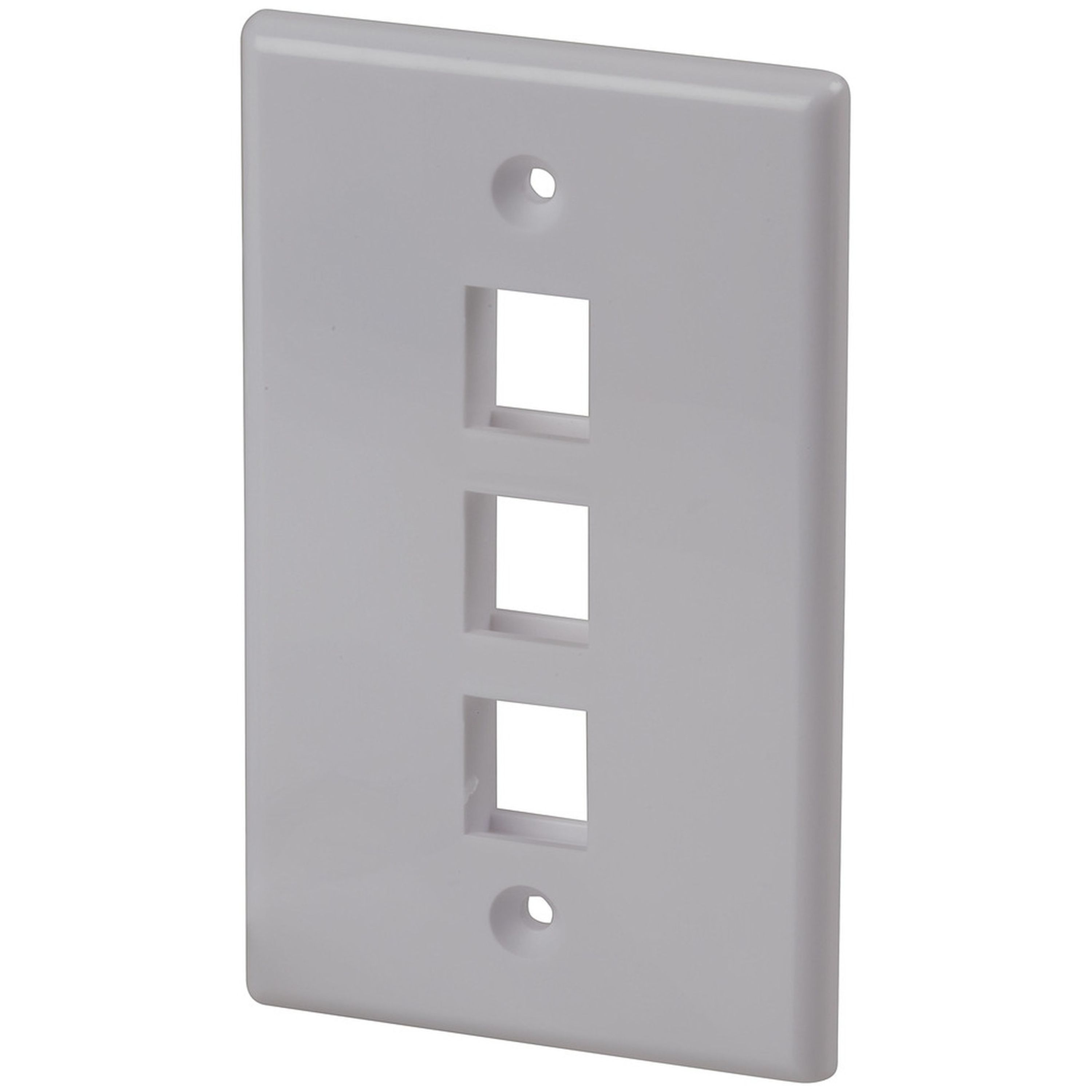 Keystone Wall Plate Triple White
