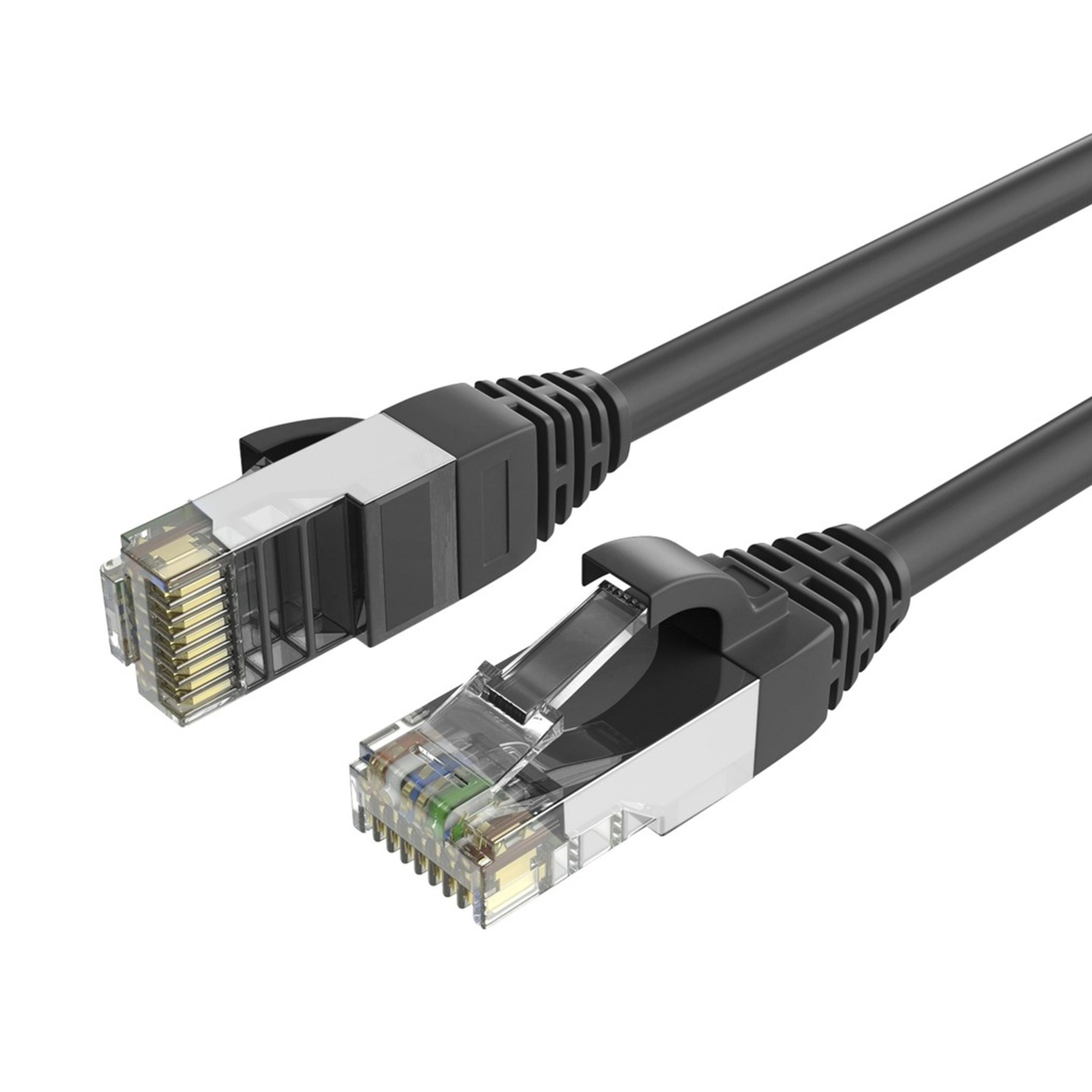 Cat6A Crossover Cable - 10m Black