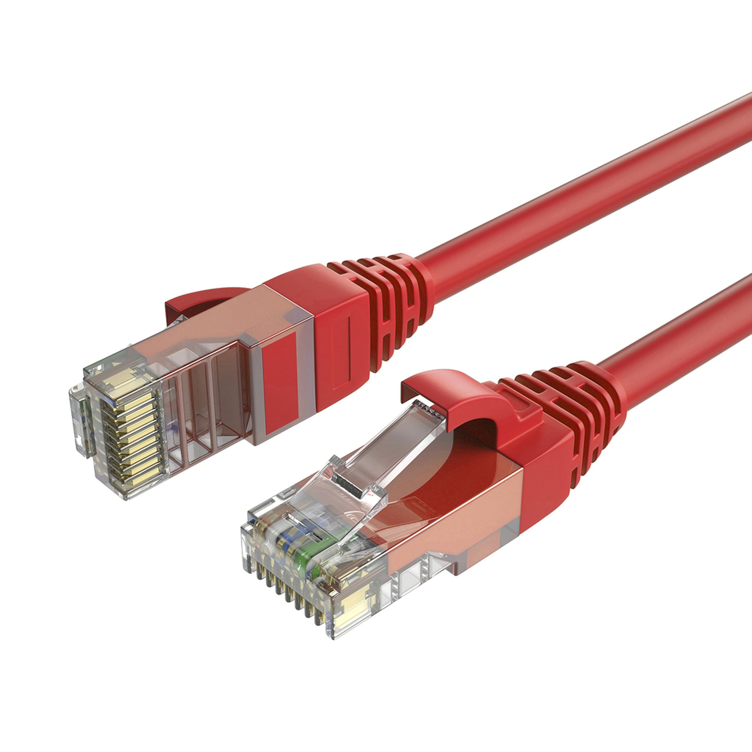 Cat6A Patch Cable - 5m Red