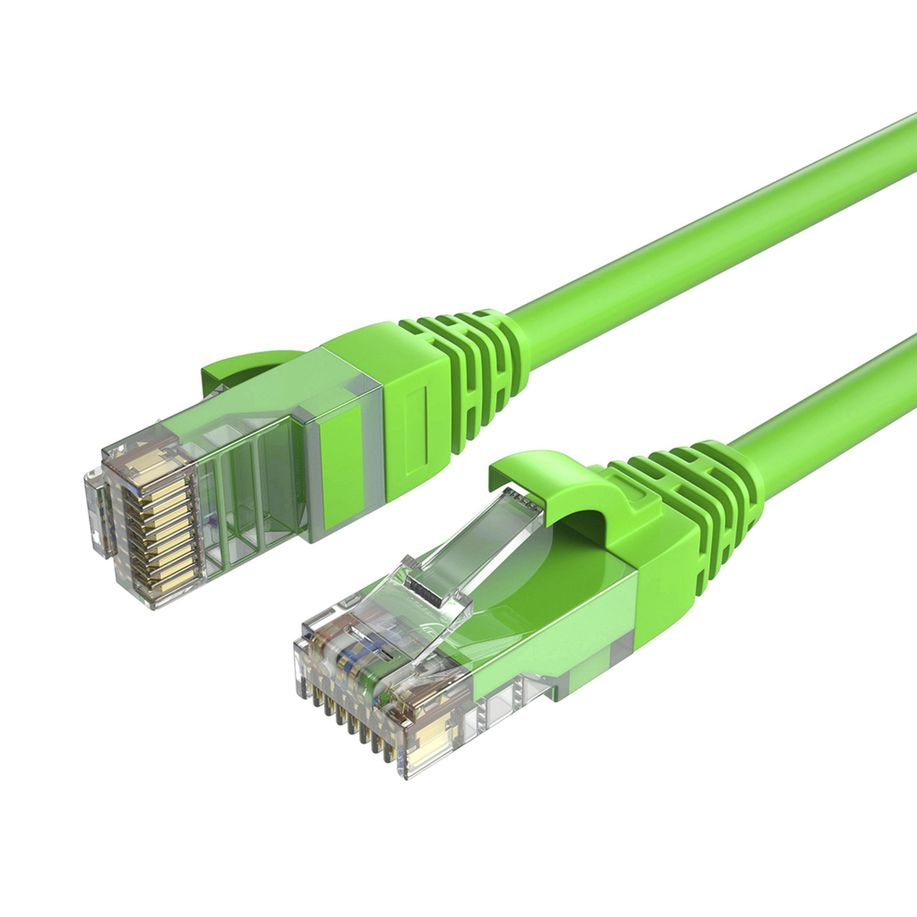 Cat6A Patch Cable - 1m Green