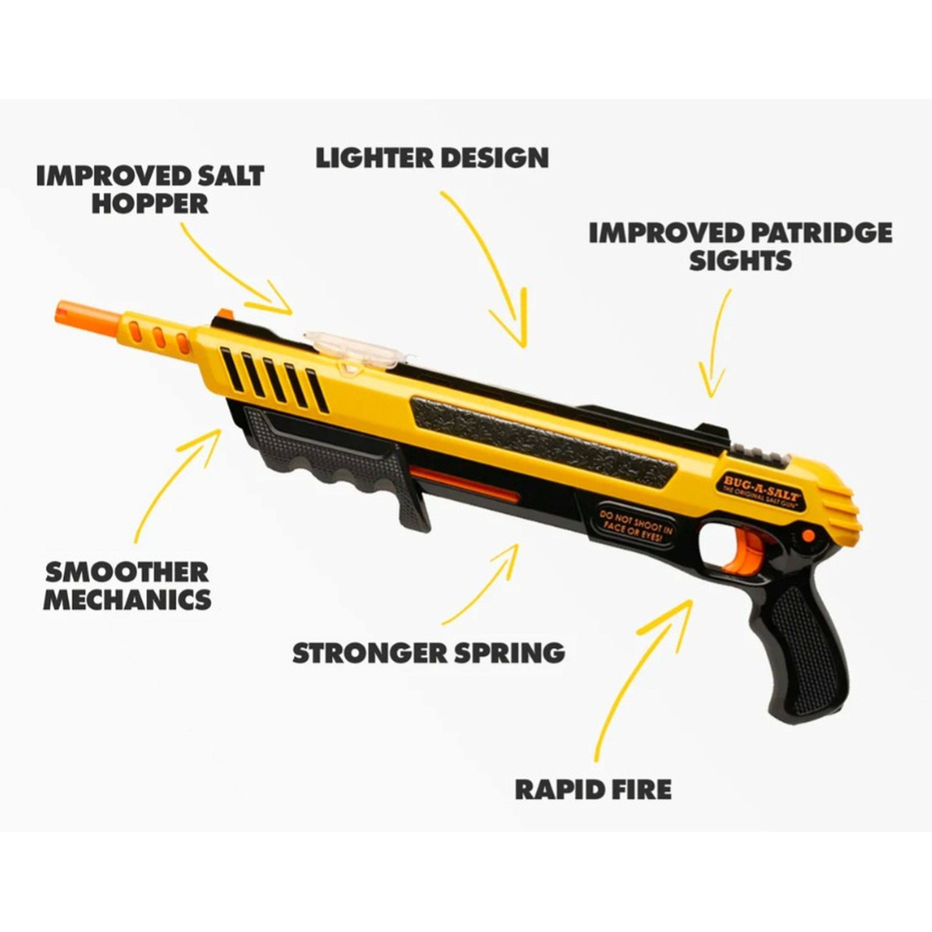BUG-A-SALT CRUSH 3.0 Yellow Salt Rifle
