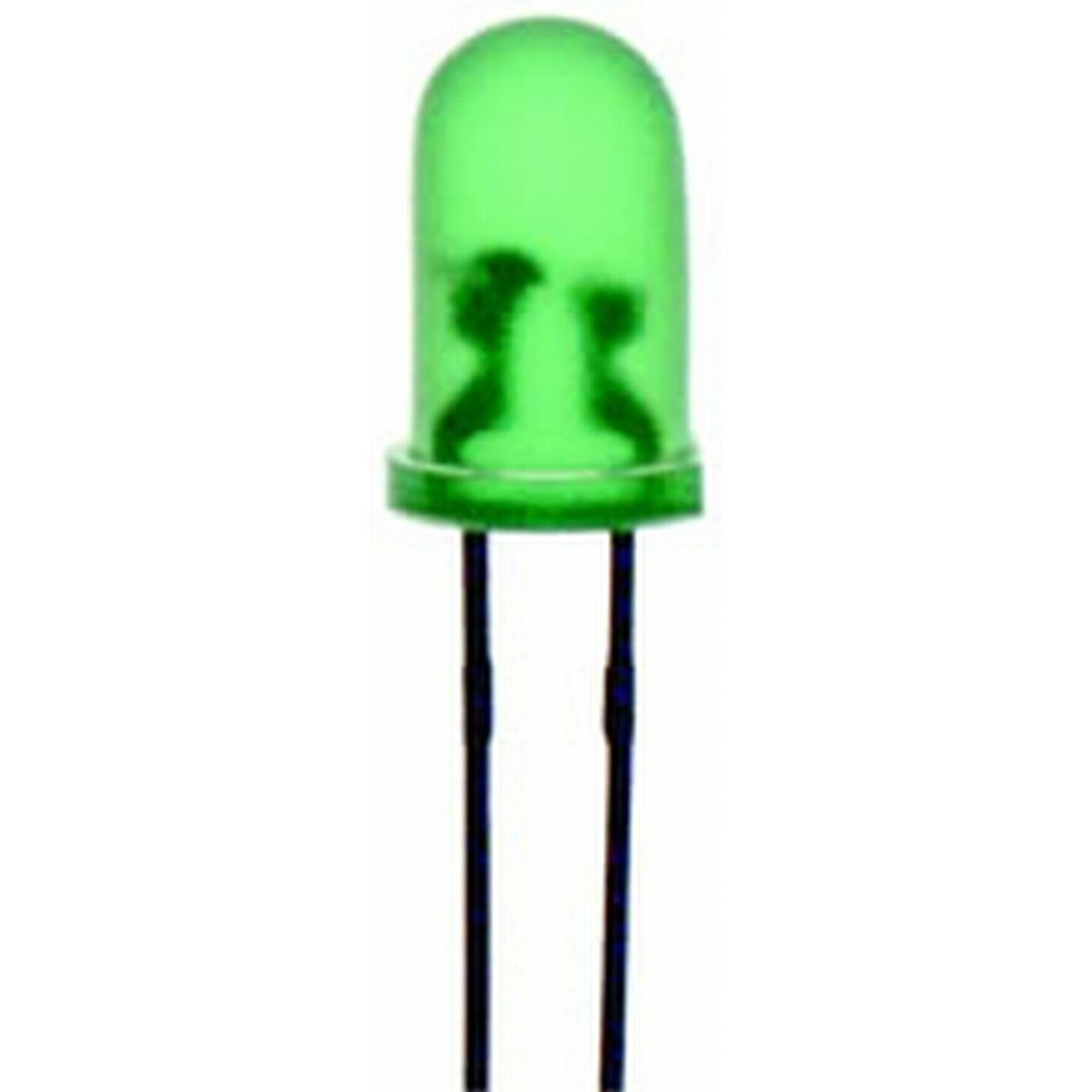 Green 5mm LED Flashing 35mcd Round Diffused